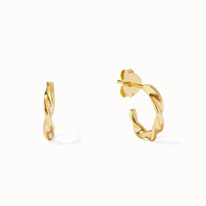 Flawed Carrie Hoops - Gold