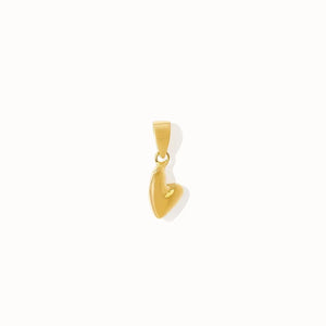 Flawed l'Amour Pendant - Gold