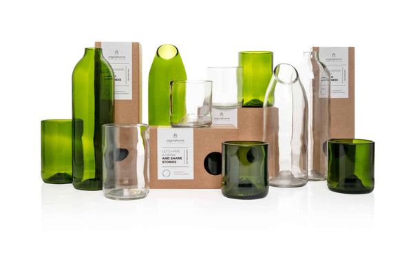 Original Home Bottle Vase - Green