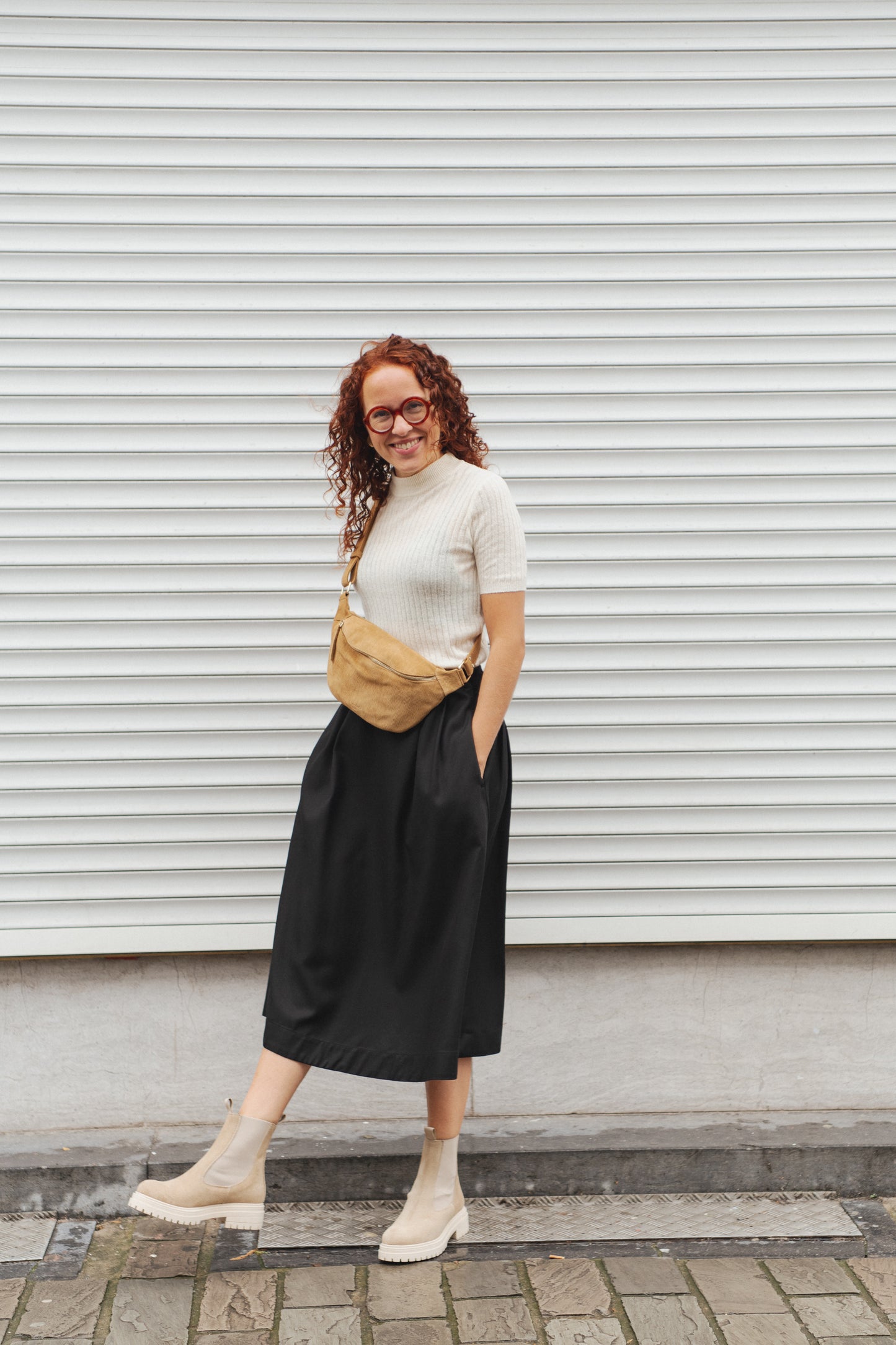 LAST ONE in XS - Renza Silk T-shirt - Off-White