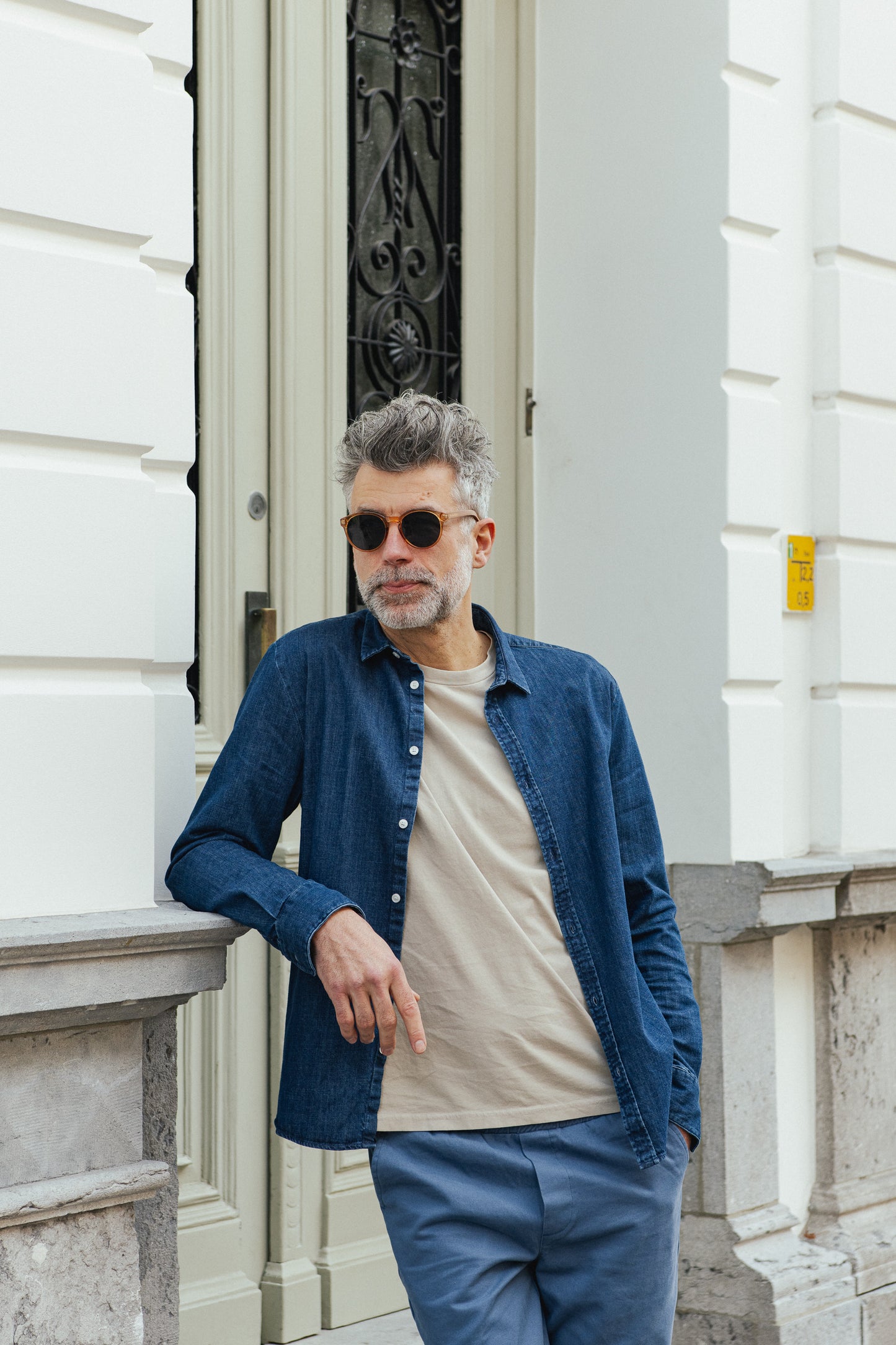 Devis Shirt - Dark Blue Denim