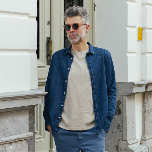 Devis Shirt - Dark Blue Denim