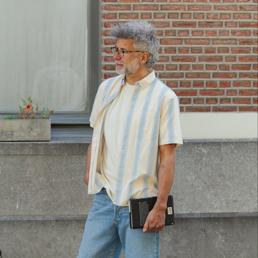 Shortsleeve Striped Shirt - Wedgwood