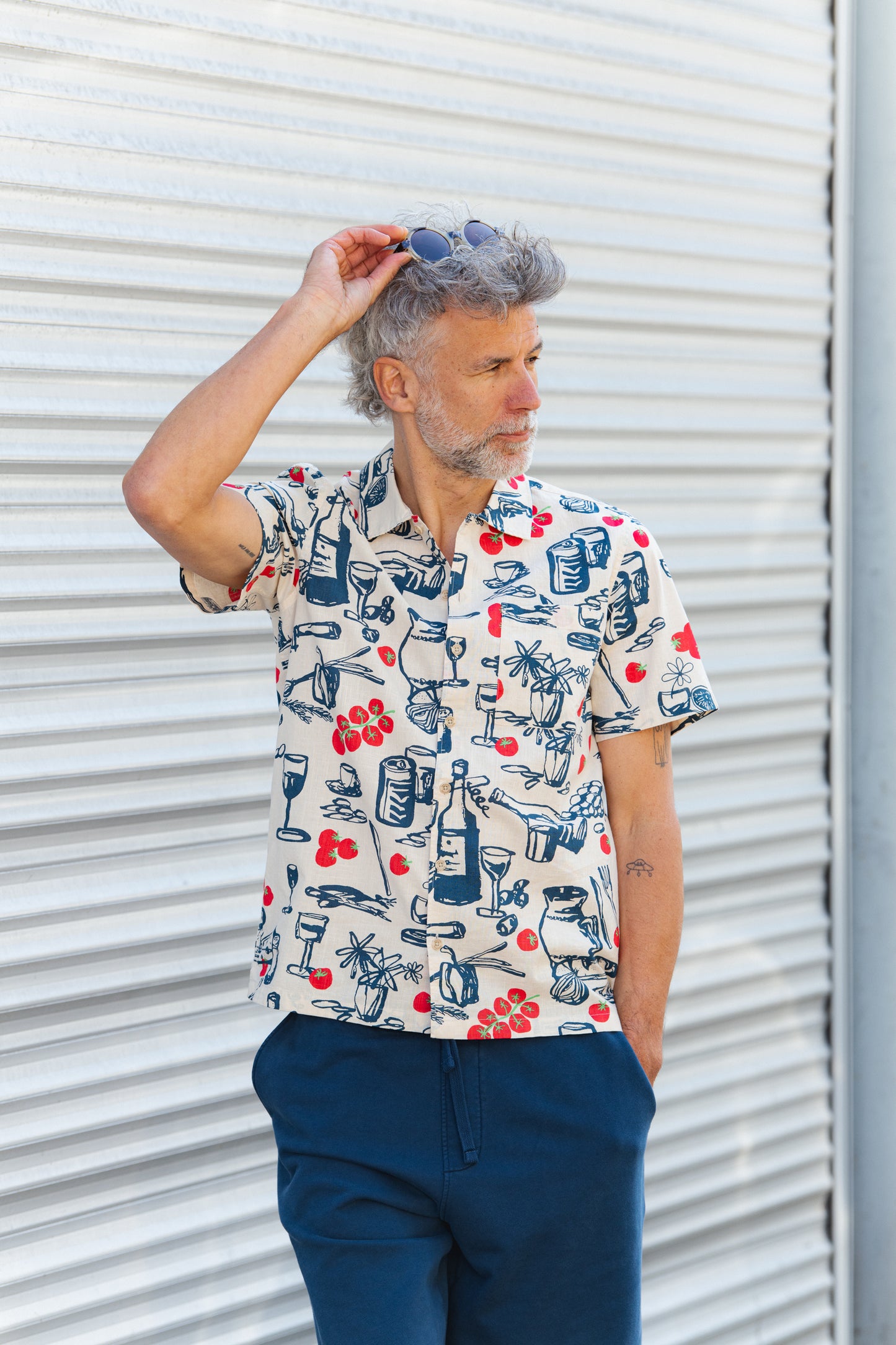 Brantevik Dinner Time Shirt - Blue