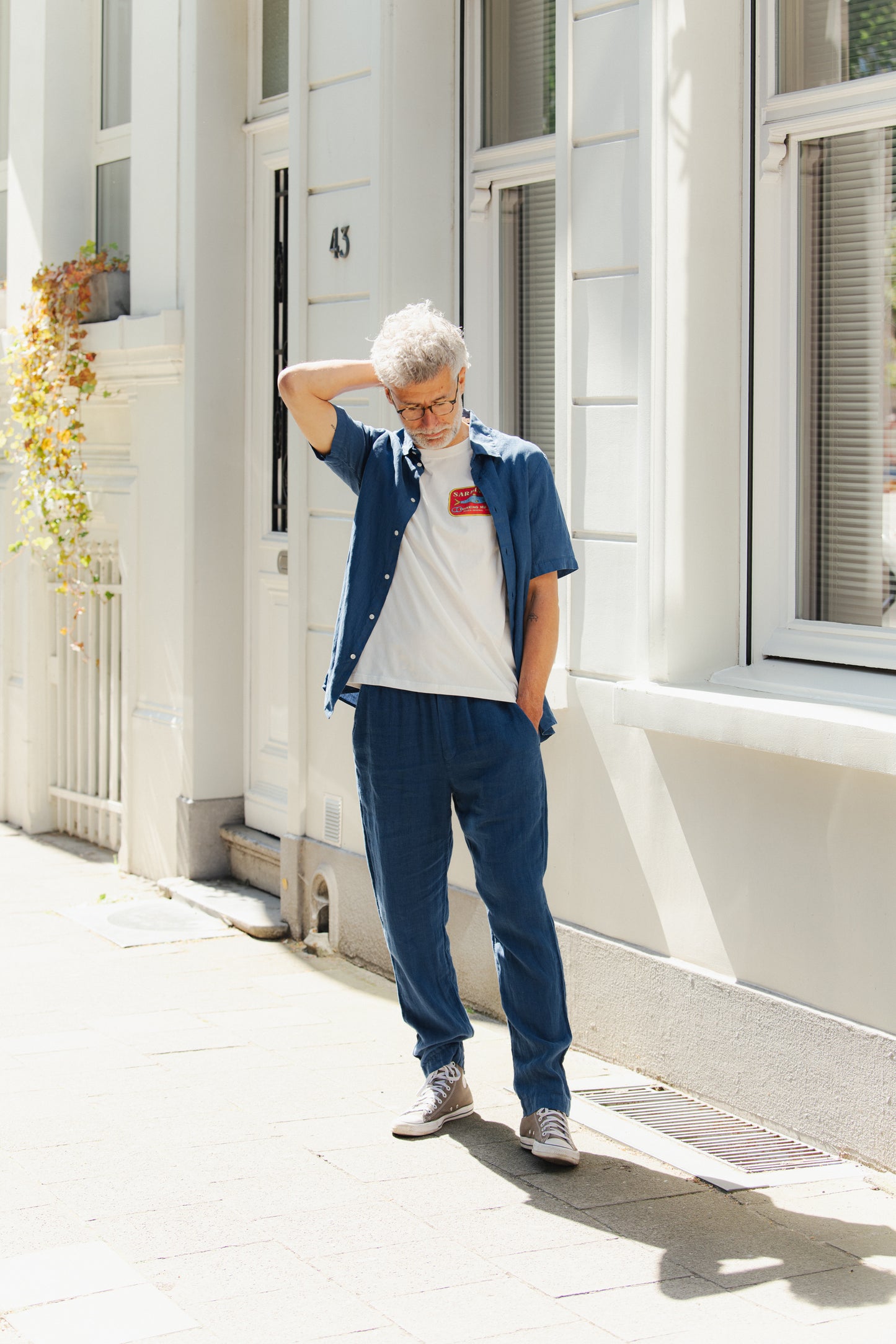 Koda Linen Shirt - Blazing Blue