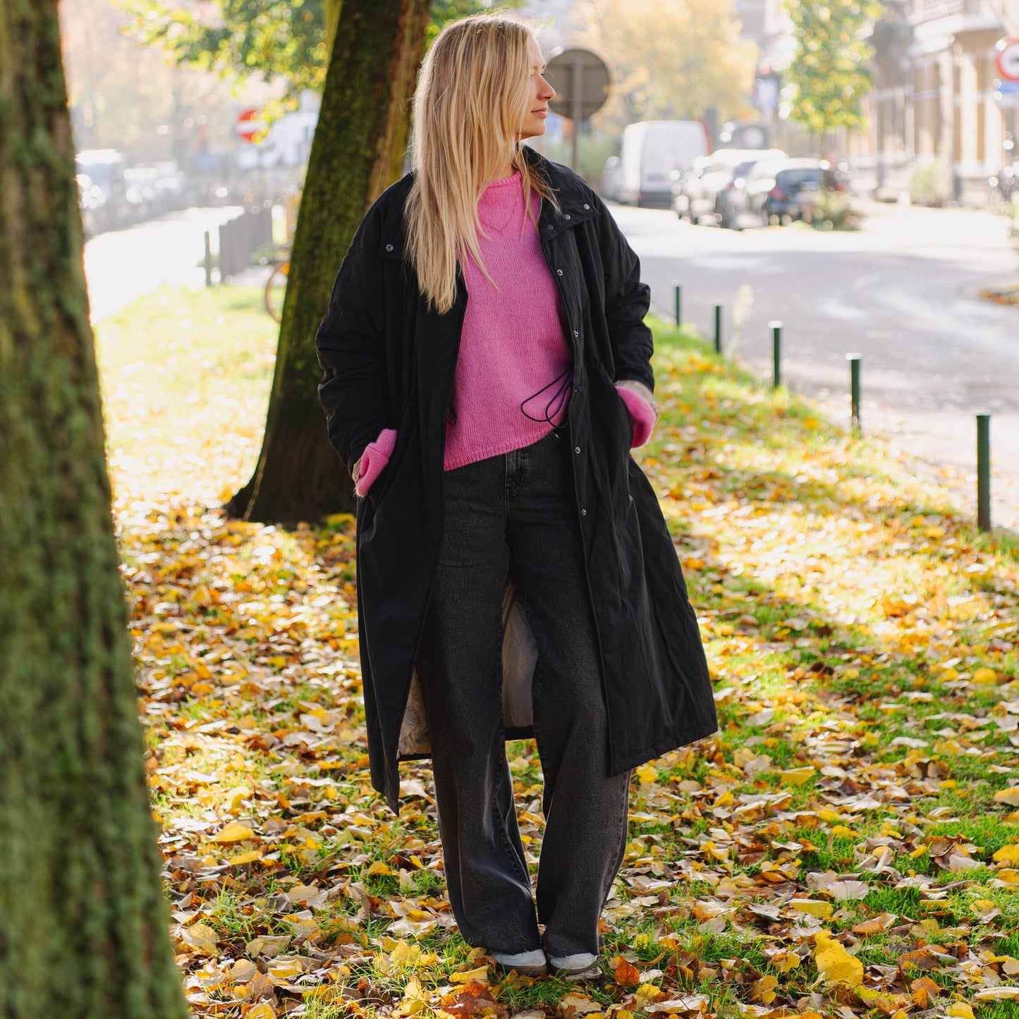 Padded Coat Spraglehall - Black