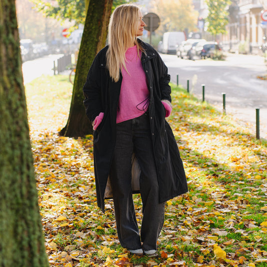 Padded Coat Spraglehall - Black