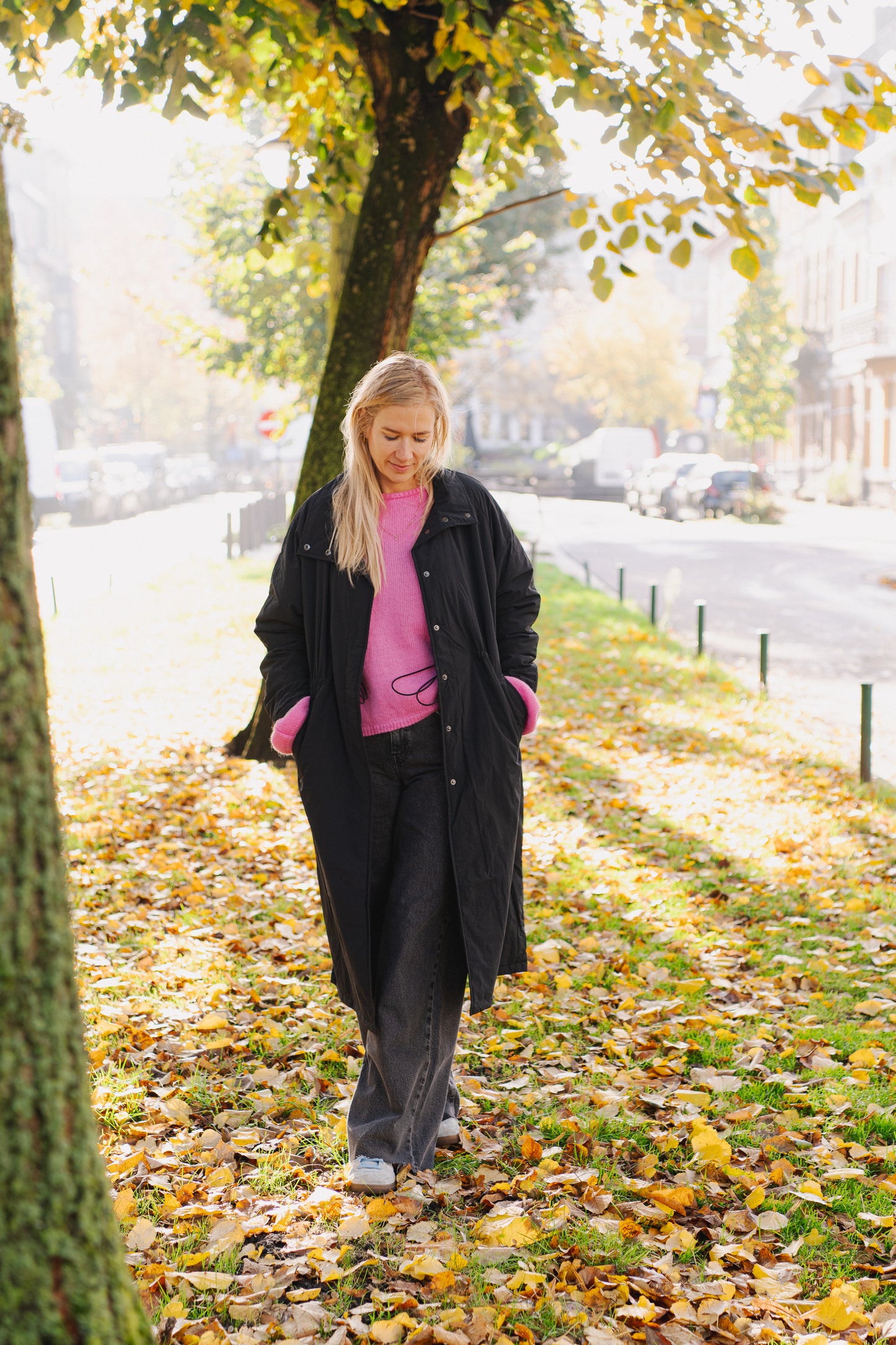 Padded Coat Spraglehall - Black