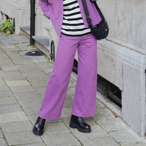 Cotton Twill Pants - Orchid