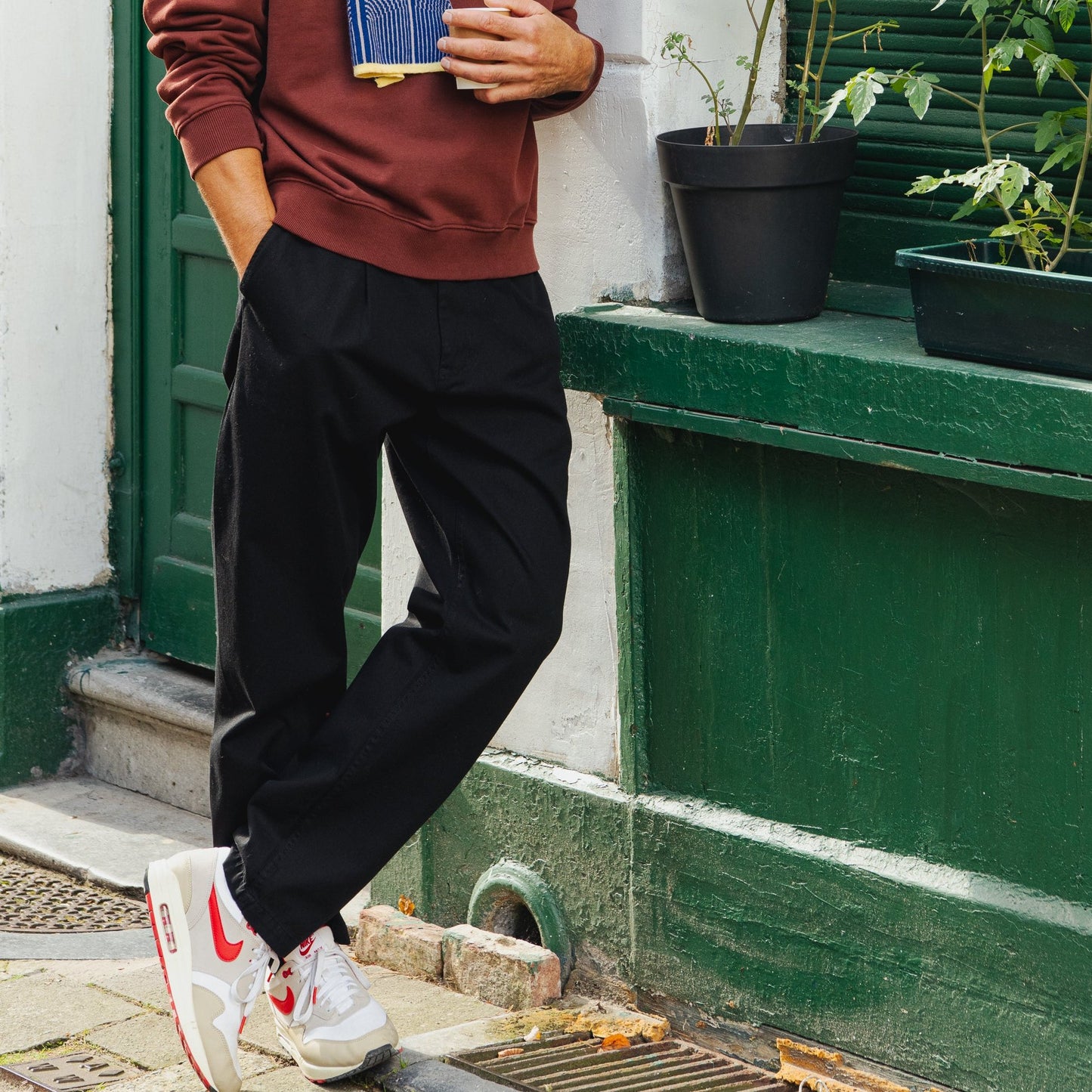 LAST ONE in S - Re-Gen Pepe Sweatshirt - Coffee