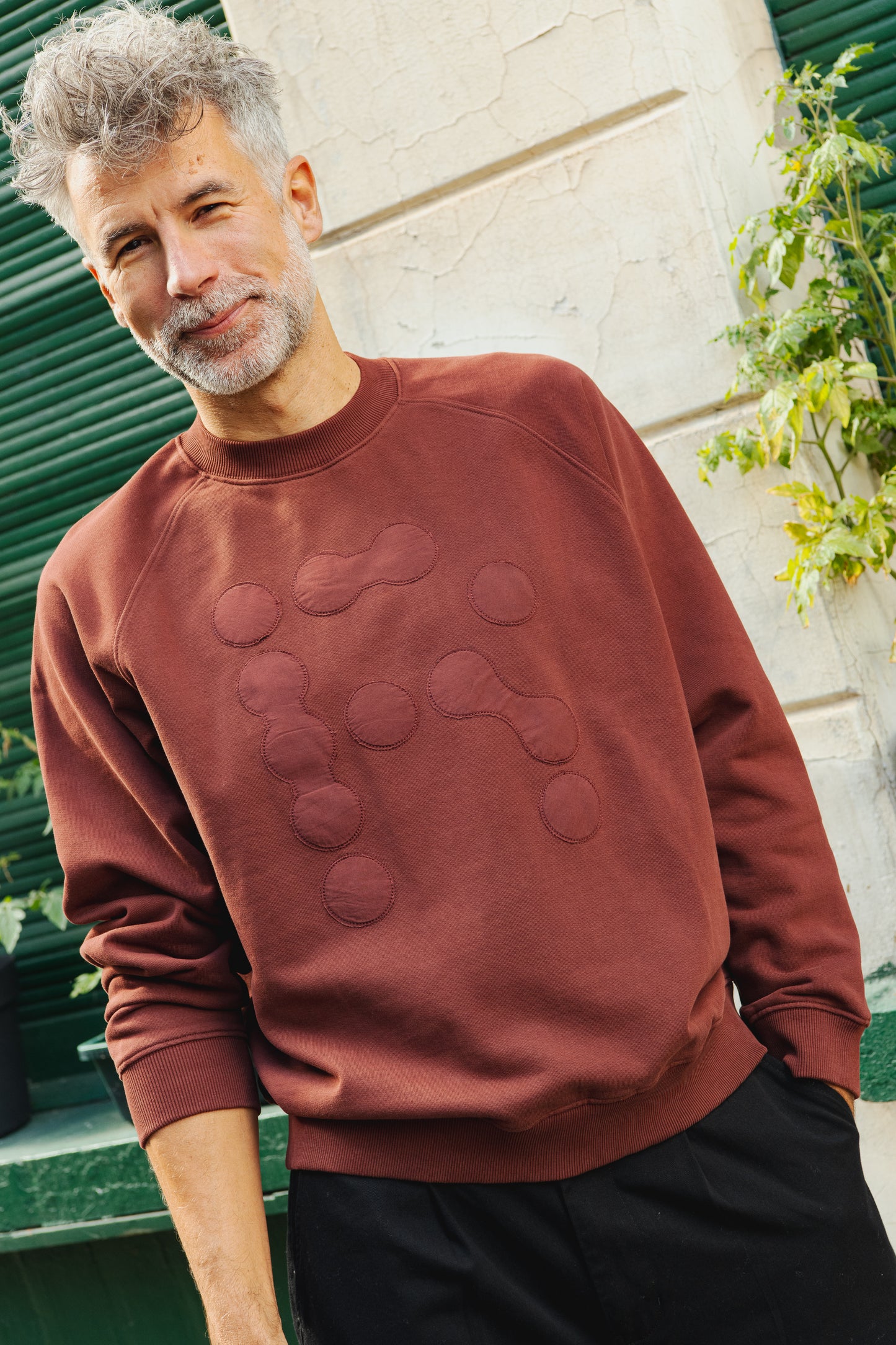 LAST ONE in S - Re-Gen Pepe Sweatshirt - Coffee