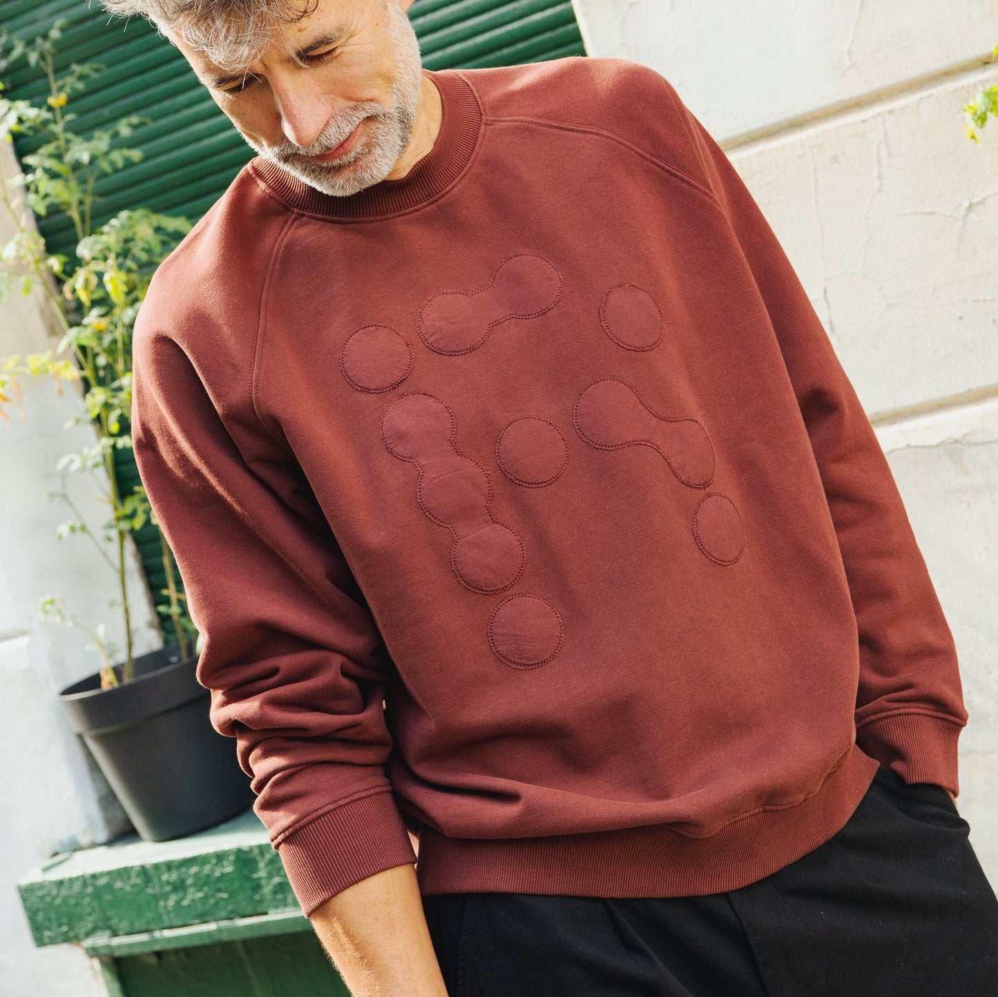 LAST ONE in S - Re-Gen Pepe Sweatshirt - Coffee