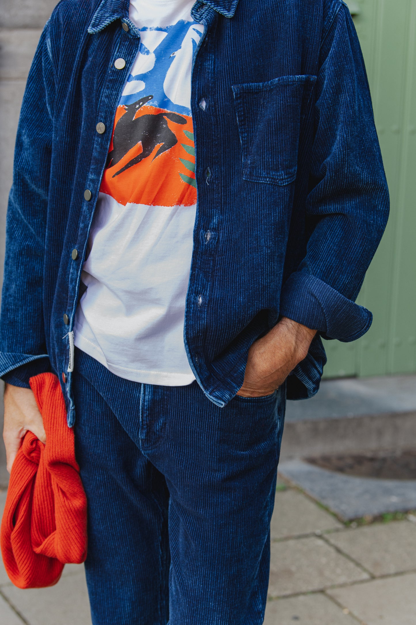 Stockholm Foal with Birds T-shirt - White