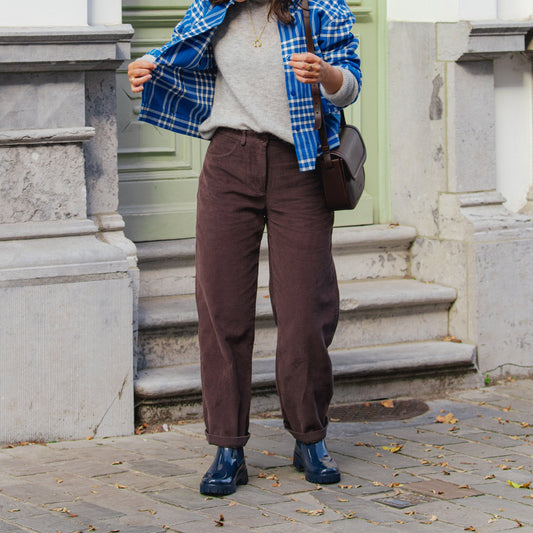 Coralie Pants - Coffee Brown