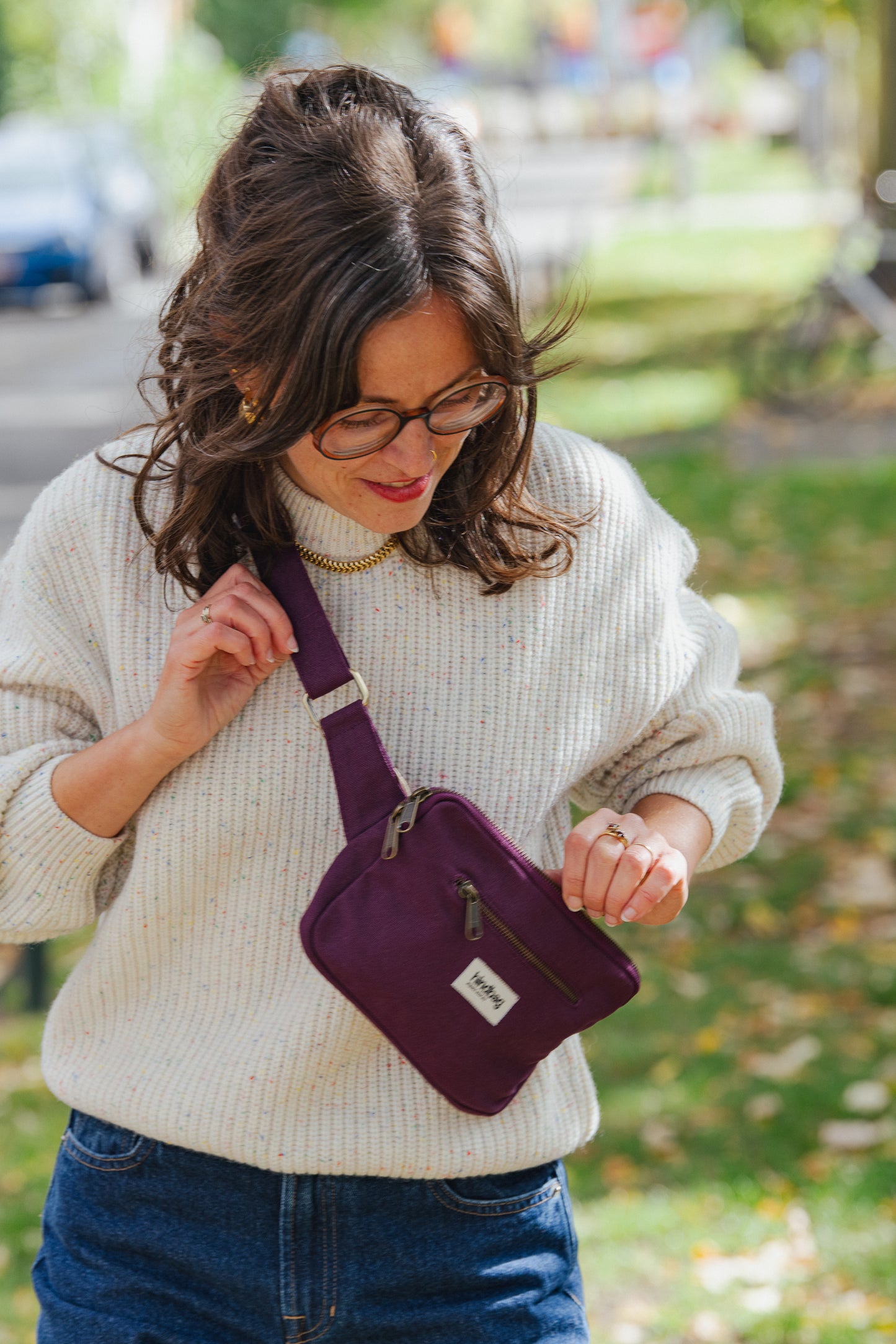 LAST ONE in L - Carmen Knitted Sweater - Ecru