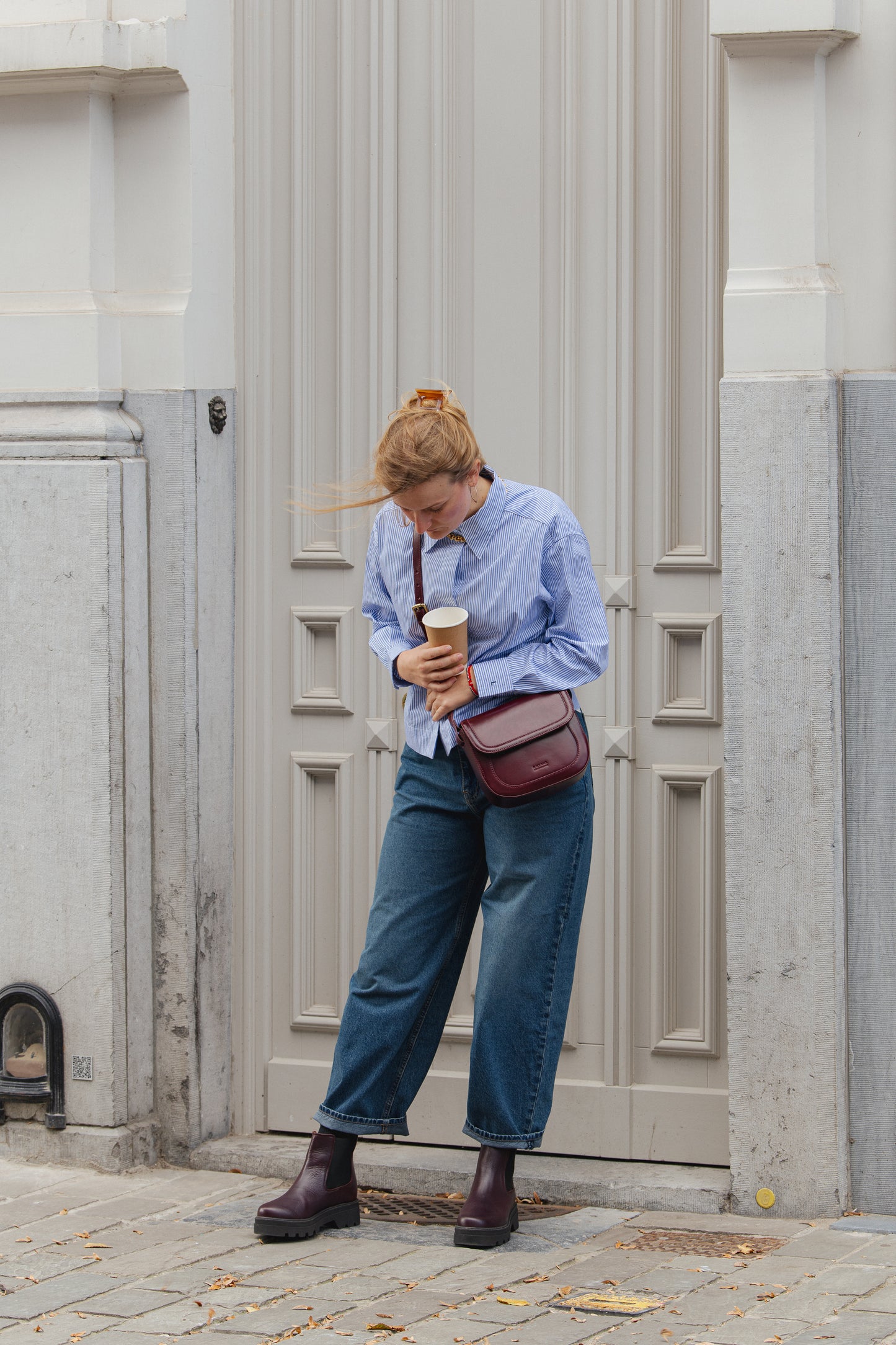 LAST PAIR in 41 - Sanna Chelsea Boot - Cherry