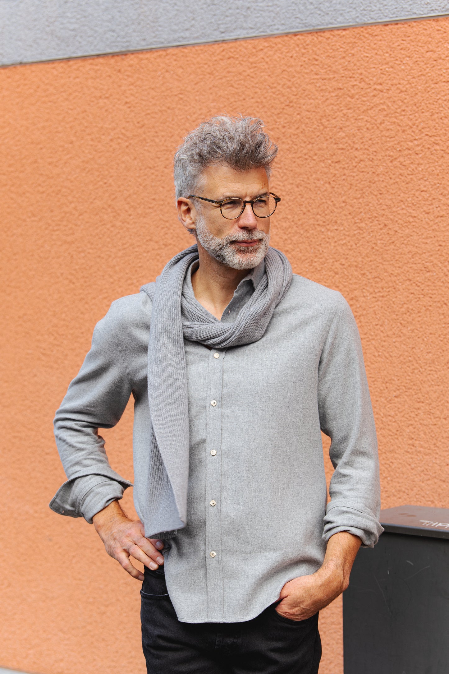 John Shirt - Mid Grey