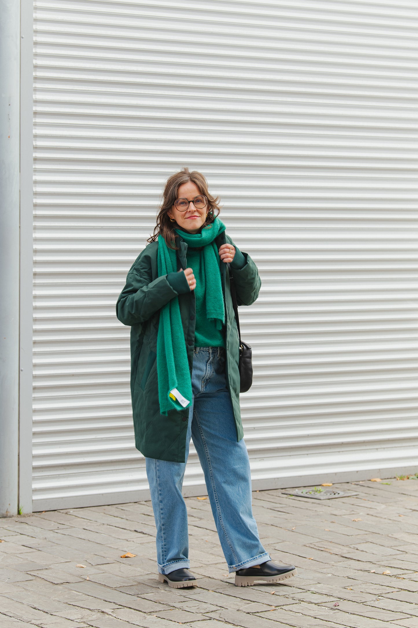 Brigita Coat - Dark Green