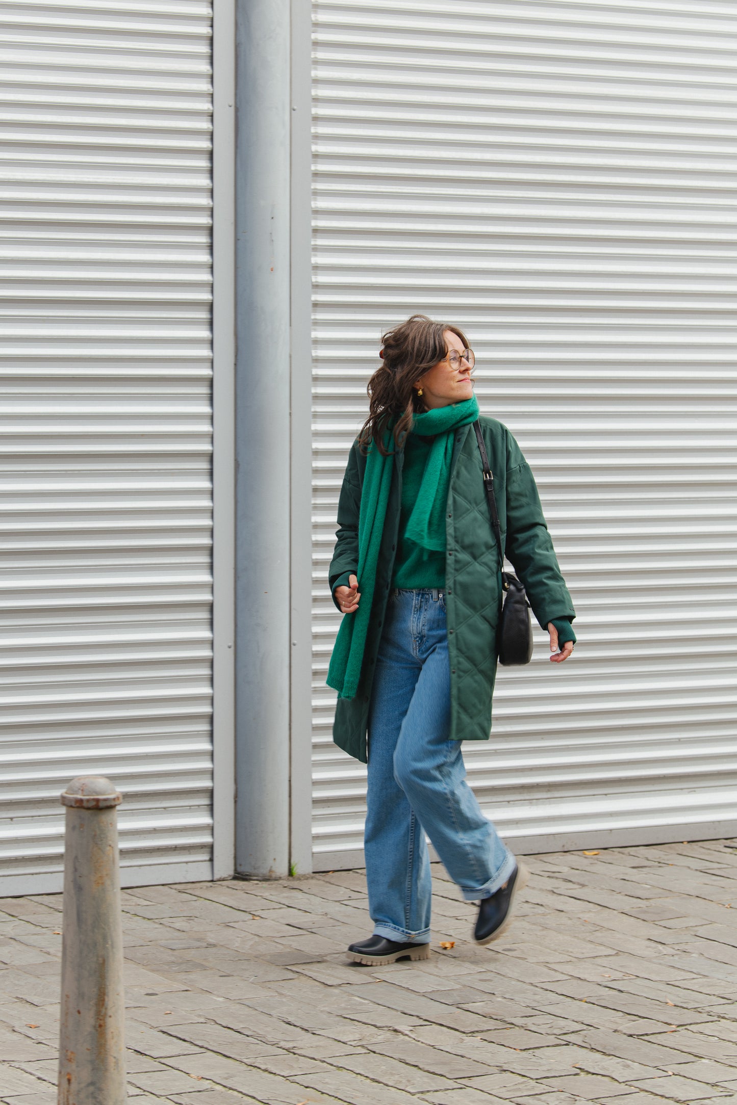 Brigita Coat - Dark Green