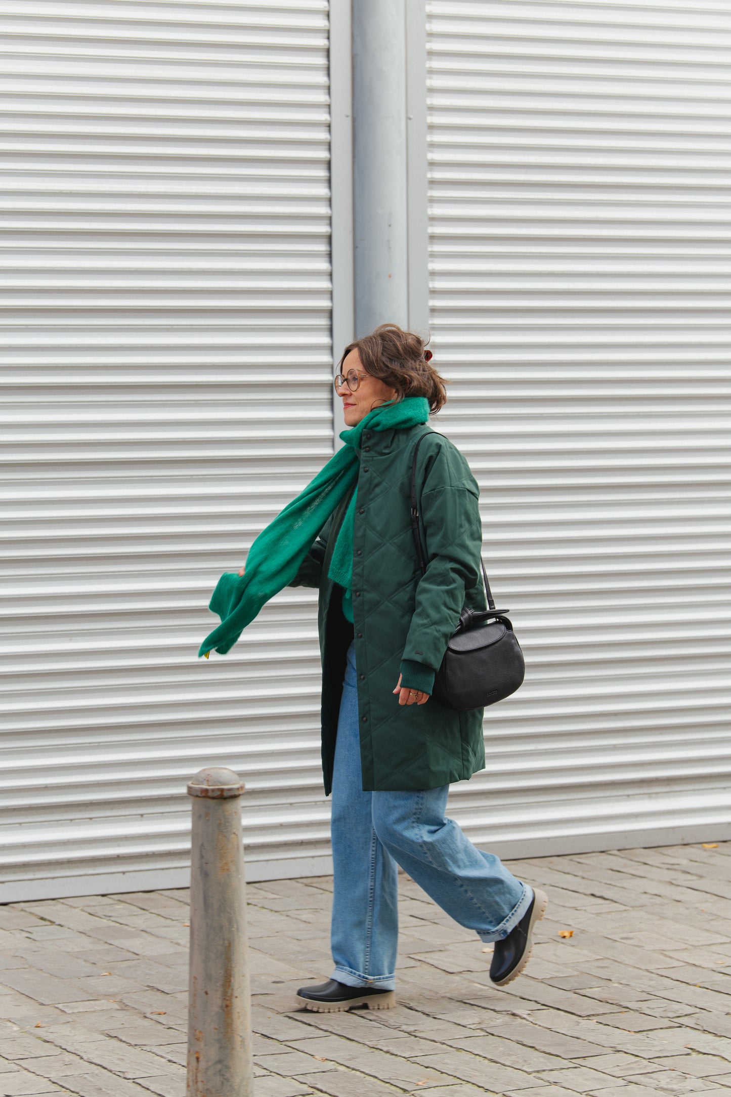 Brigita Coat - Dark Green