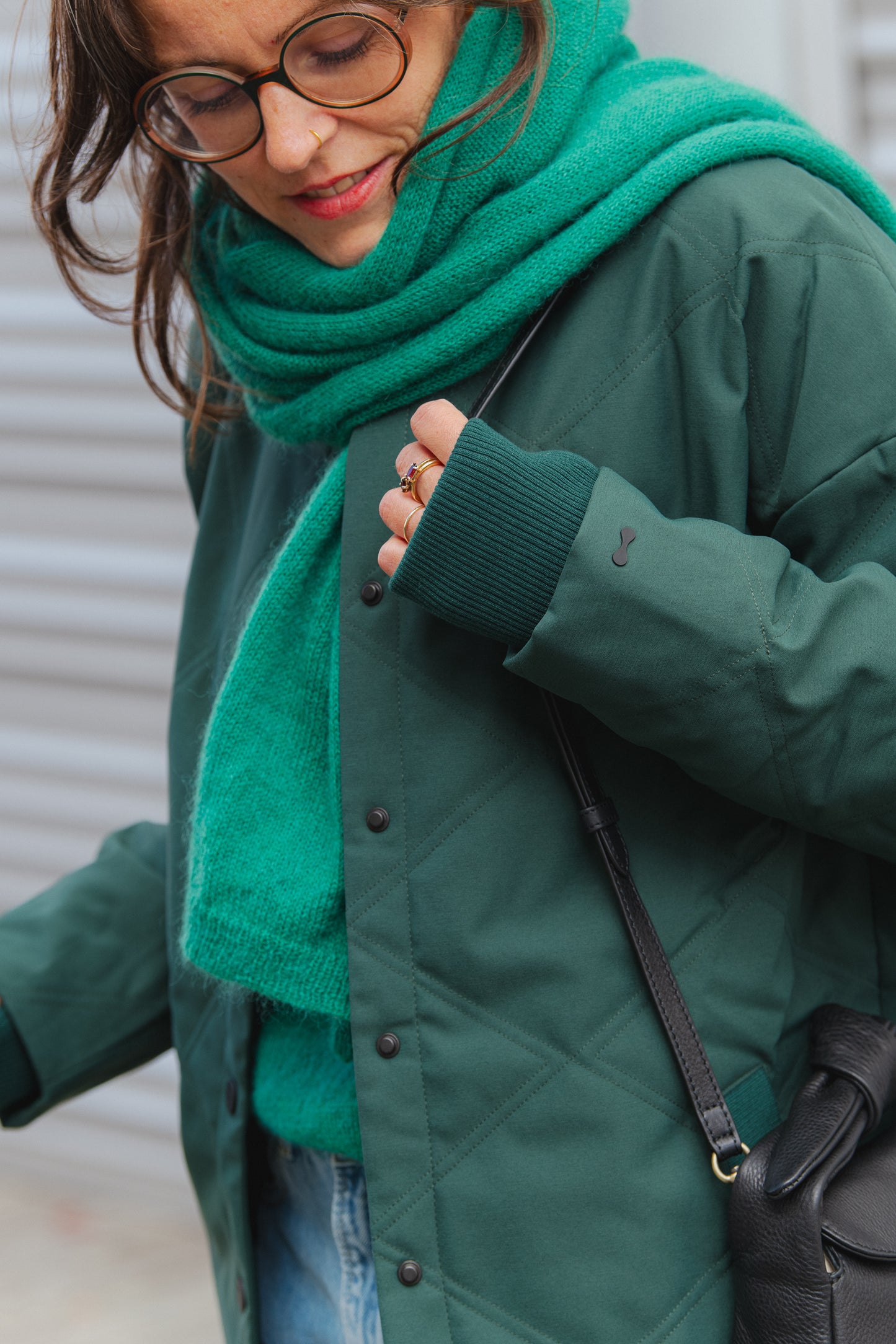 Brigita Coat - Dark Green