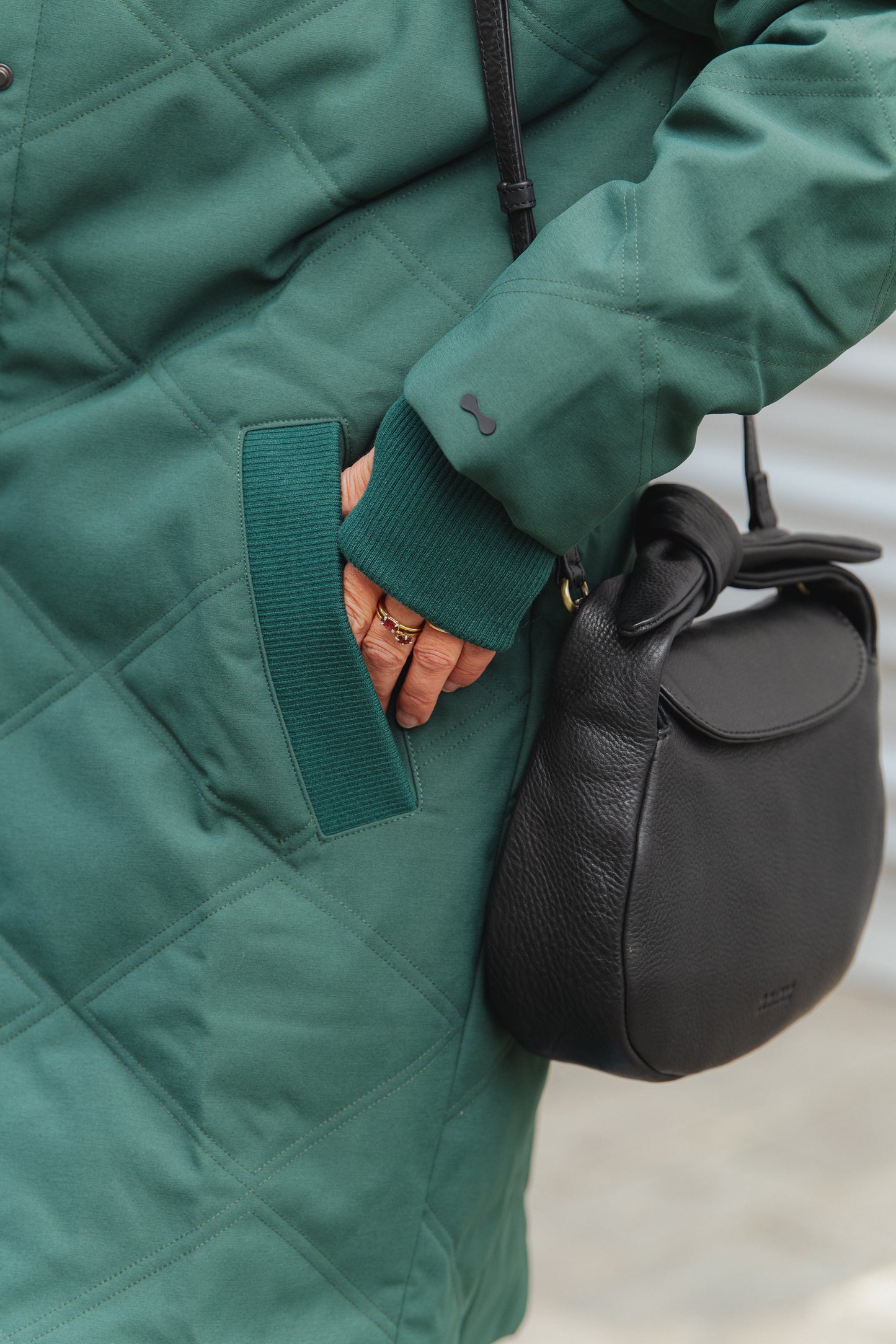 Brigita Coat - Dark Green