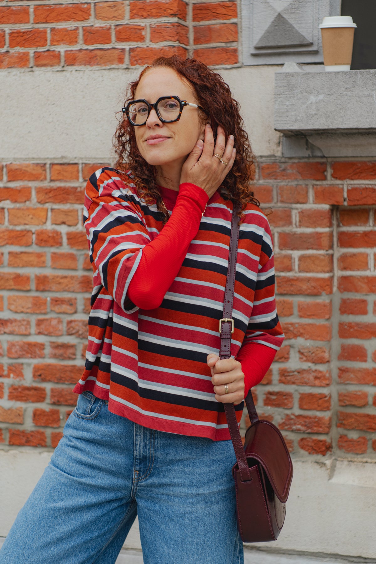 Lena Oversized T-shirt - Kiki Striped