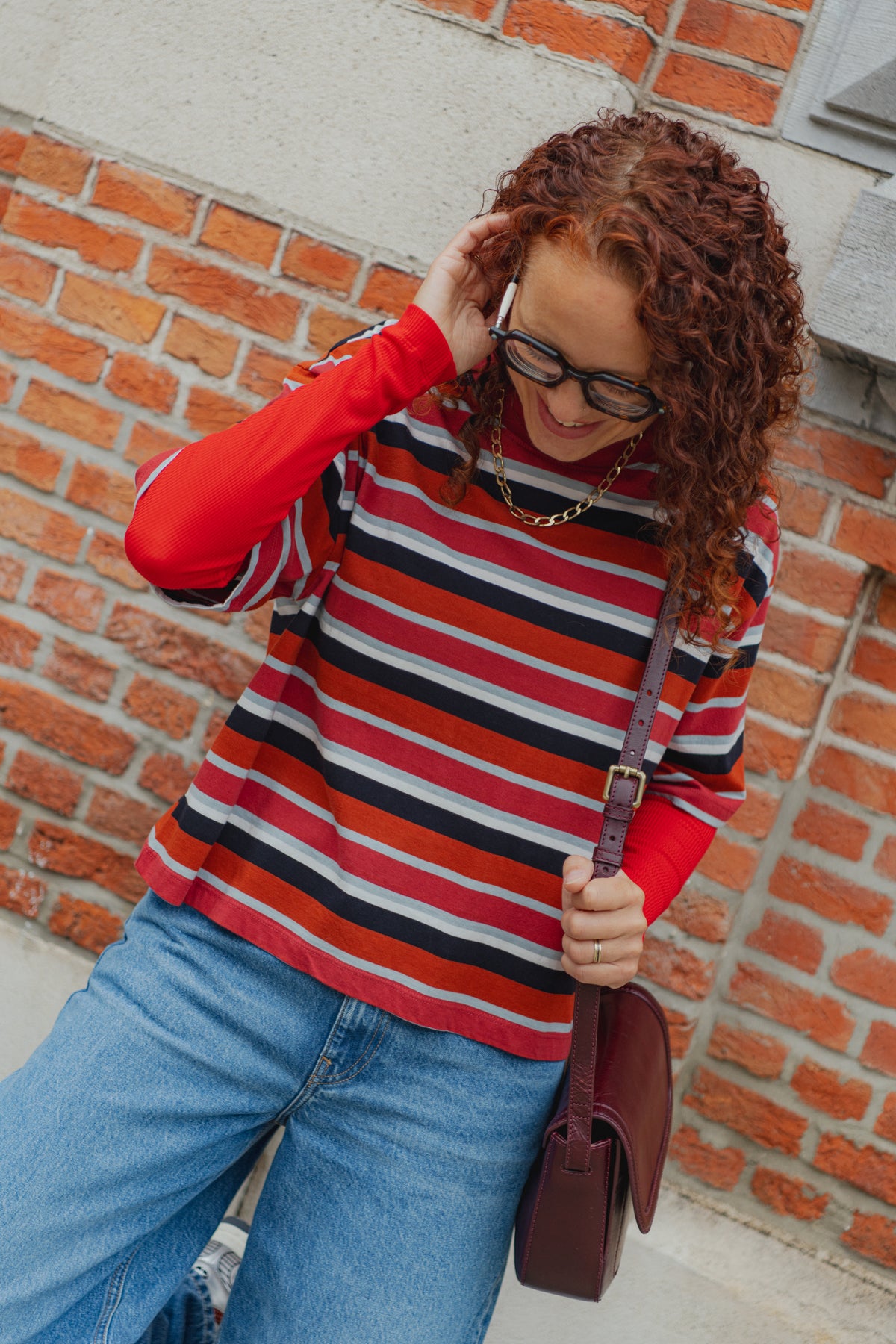Longsleeve Tencel - Red