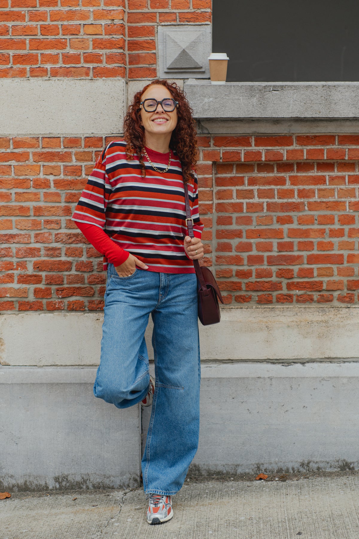 Lena Oversized T-shirt - Kiki Striped