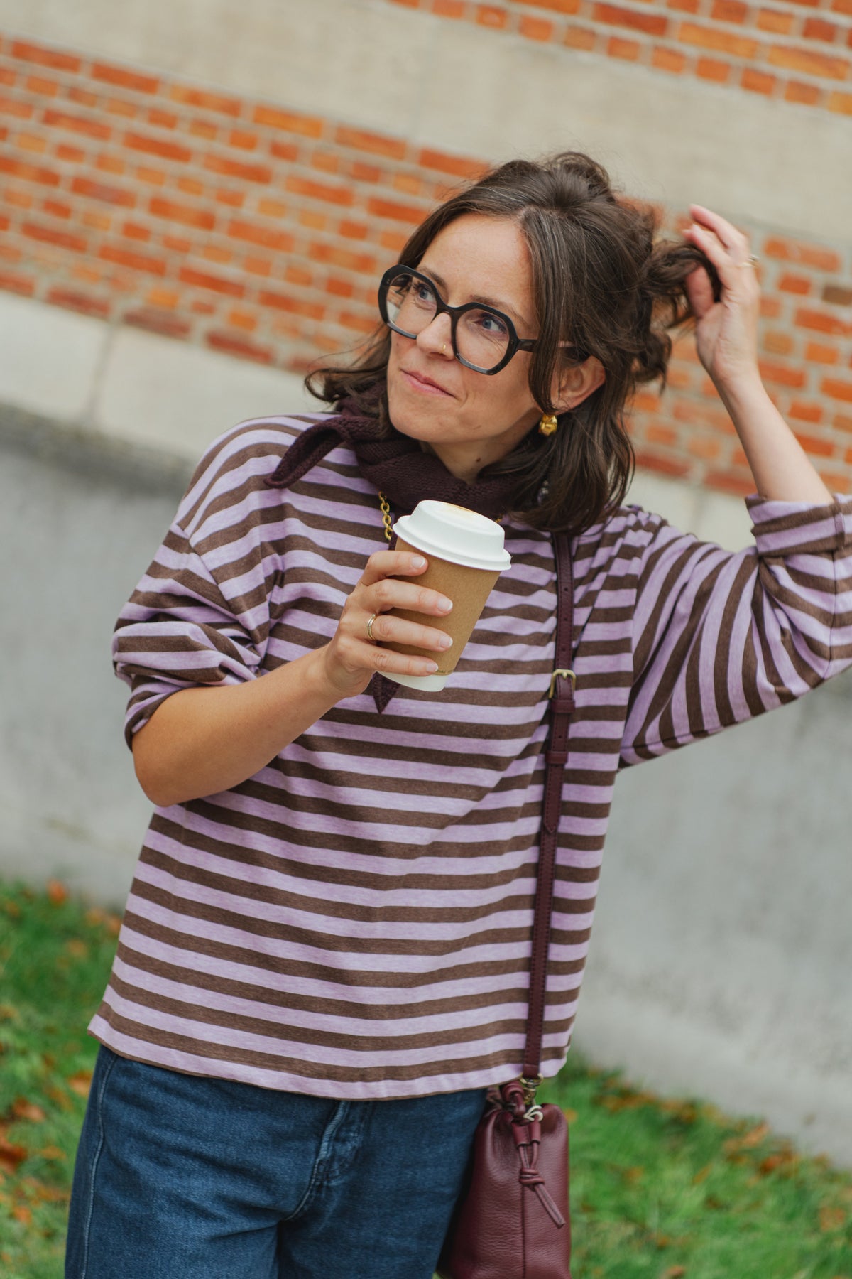 LAST ONE in 40 - Striped Longsleeve - Rhapsody