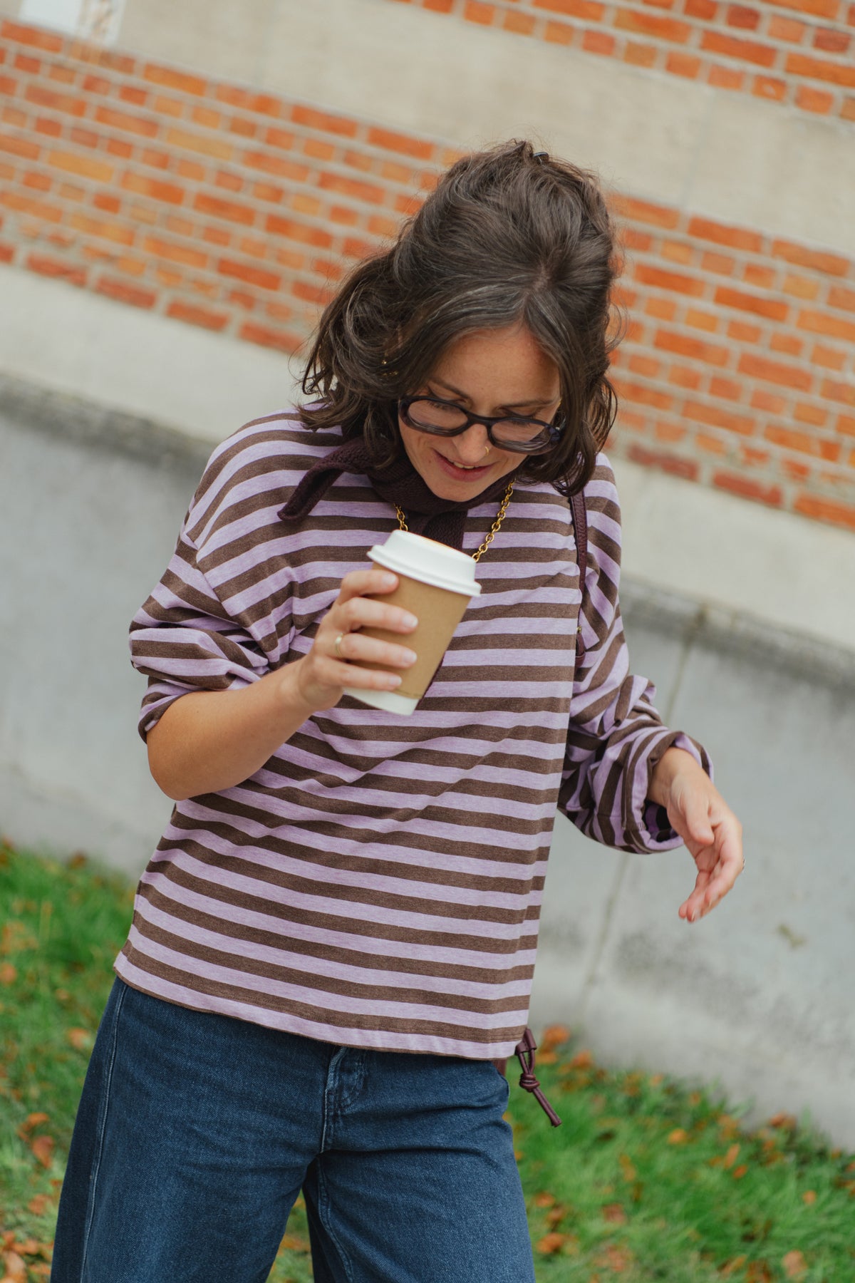 LAST ONE in 40 - Striped Longsleeve - Rhapsody