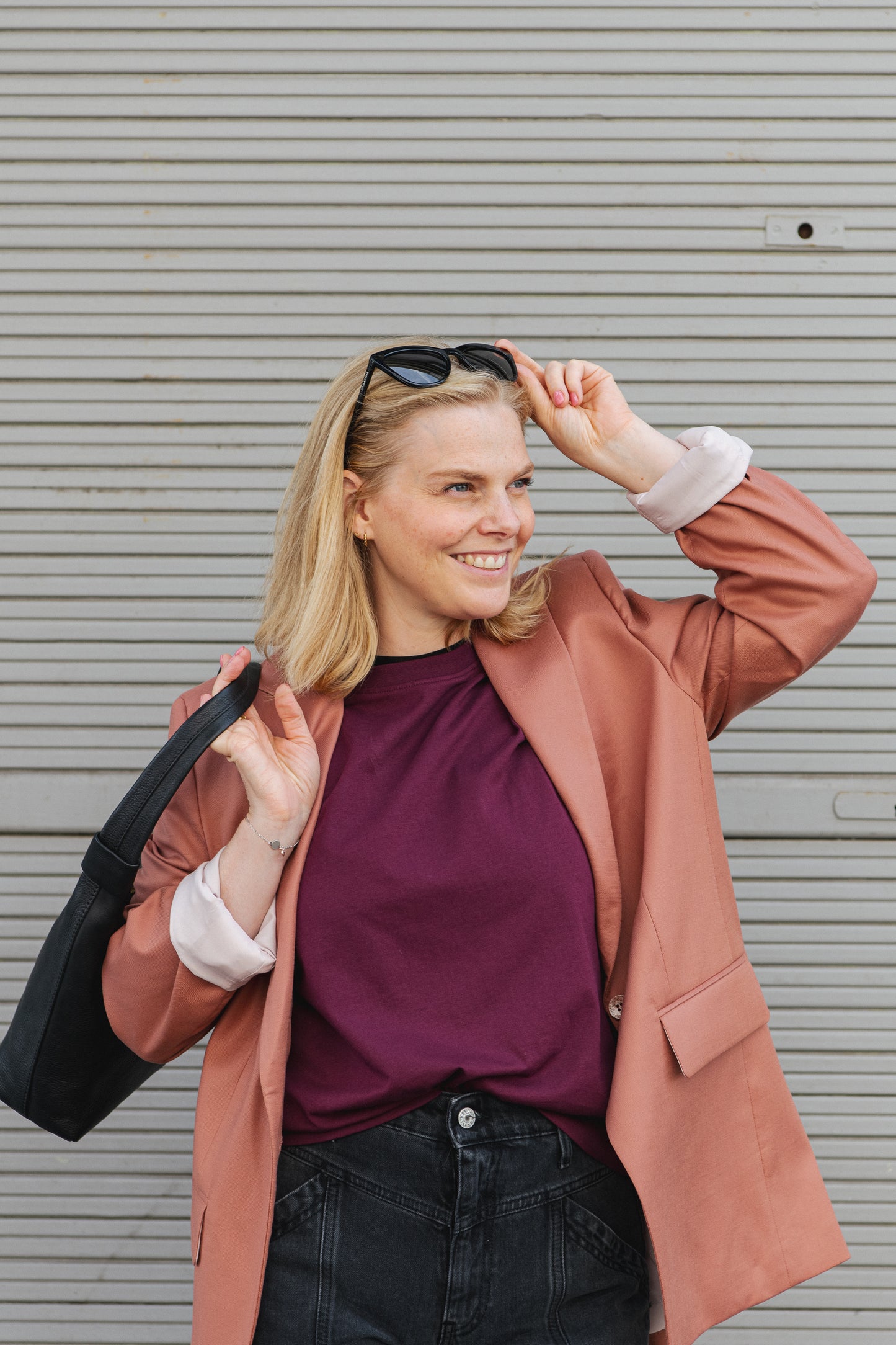 LAST ONE IN S- Mikulaa Blazer - Light Berry