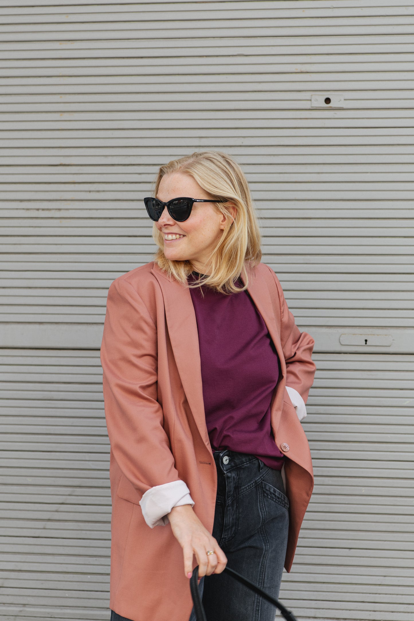 LAST ONE IN S- Mikulaa Blazer - Light Berry