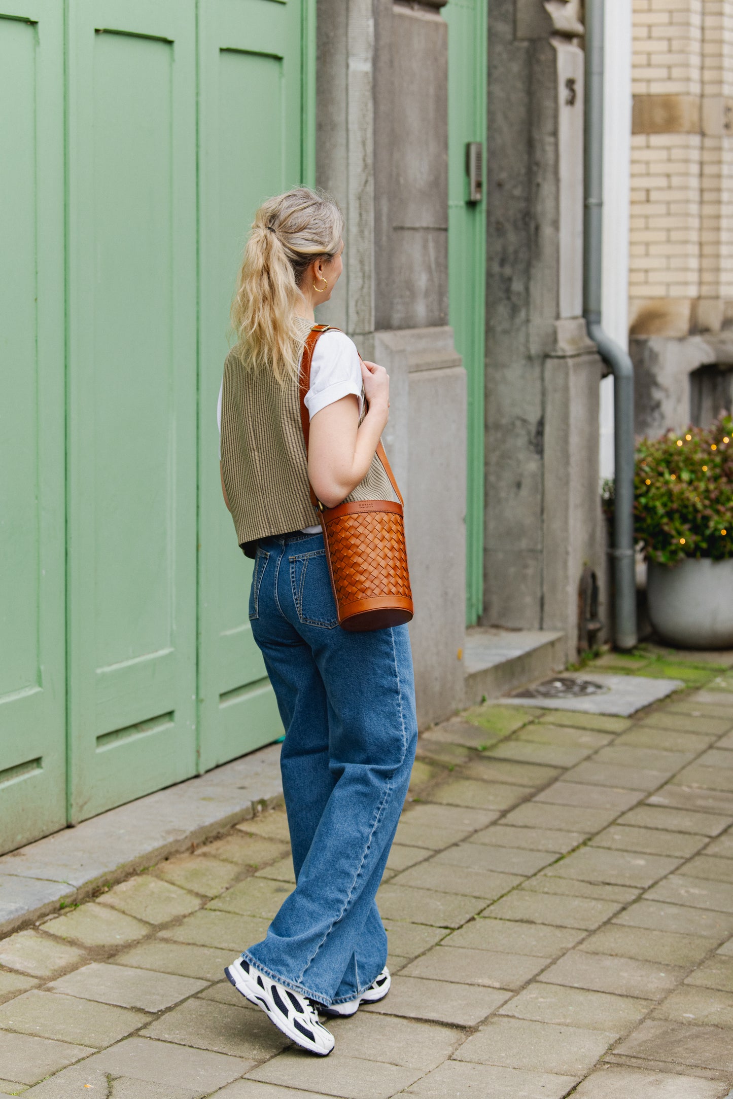 LAST ONE in XL - Sineriaa Check Vest - Sand Stone