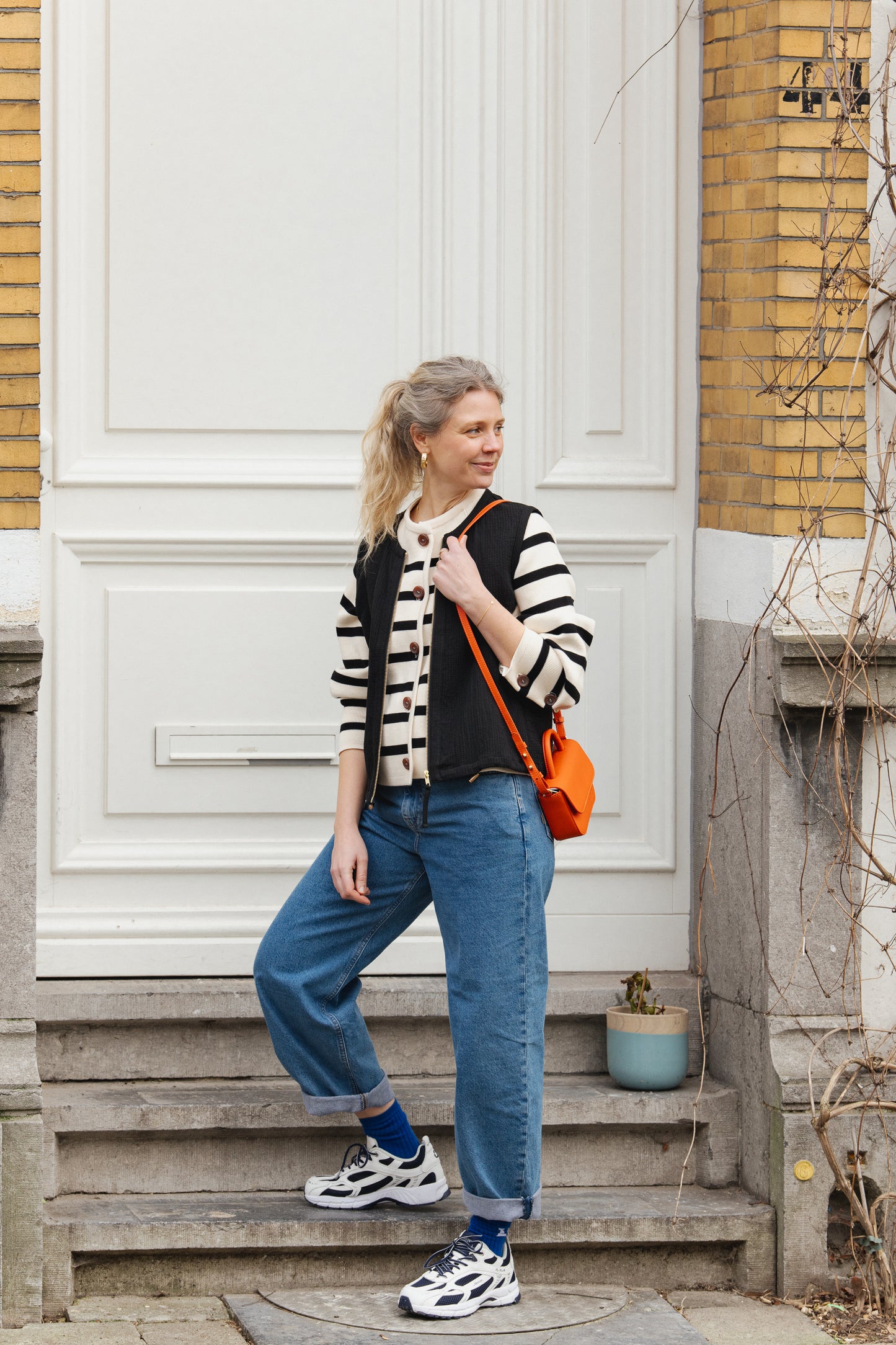 Brooke High Barrel - Stone Vintage