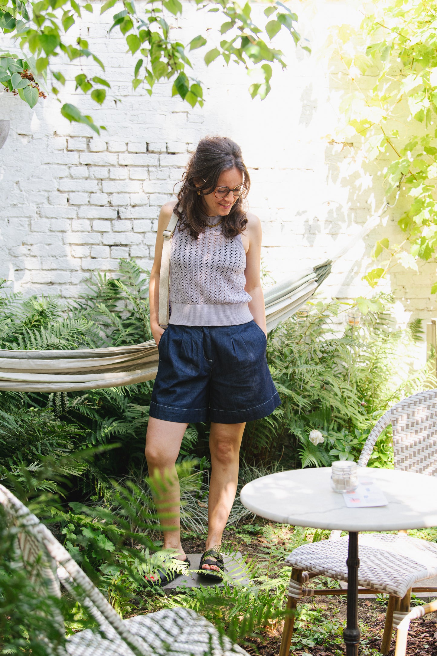 Naroa Shorts - Raw Denim