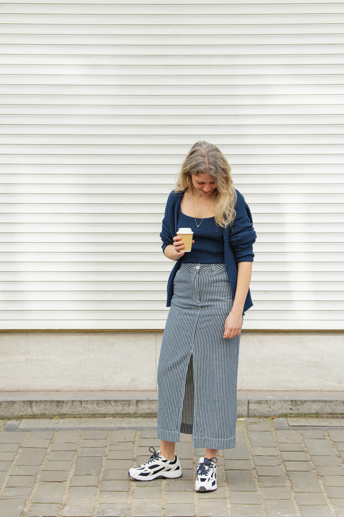 LAST ONE in L - Cara Cardigan - Baltic Blue