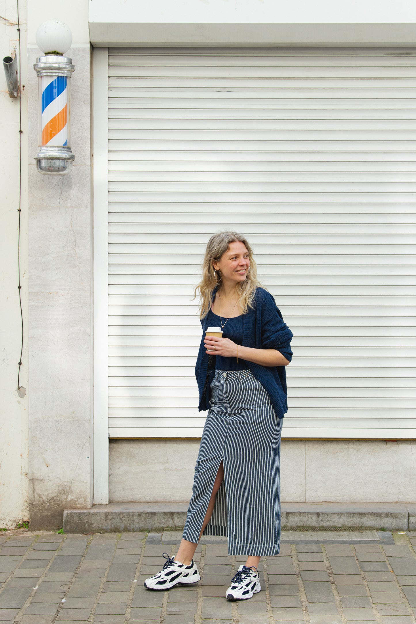 LAST ONE in L - Cara Cardigan - Baltic Blue