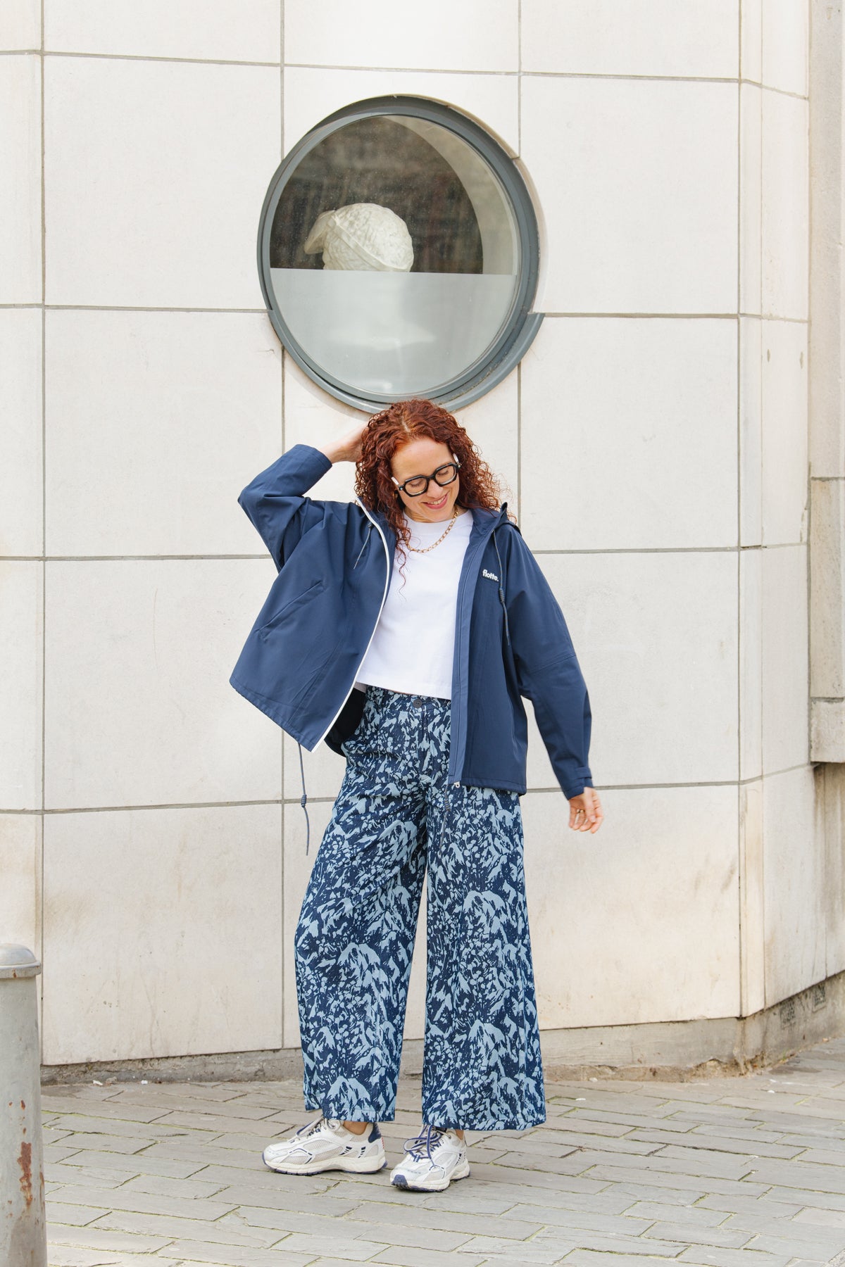 LAST ONES in 36 - Ena Trousers - Navy Camo