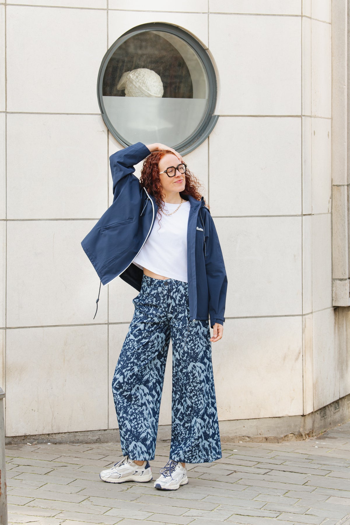LAST ONES in 36 - Ena Trousers - Navy Camo