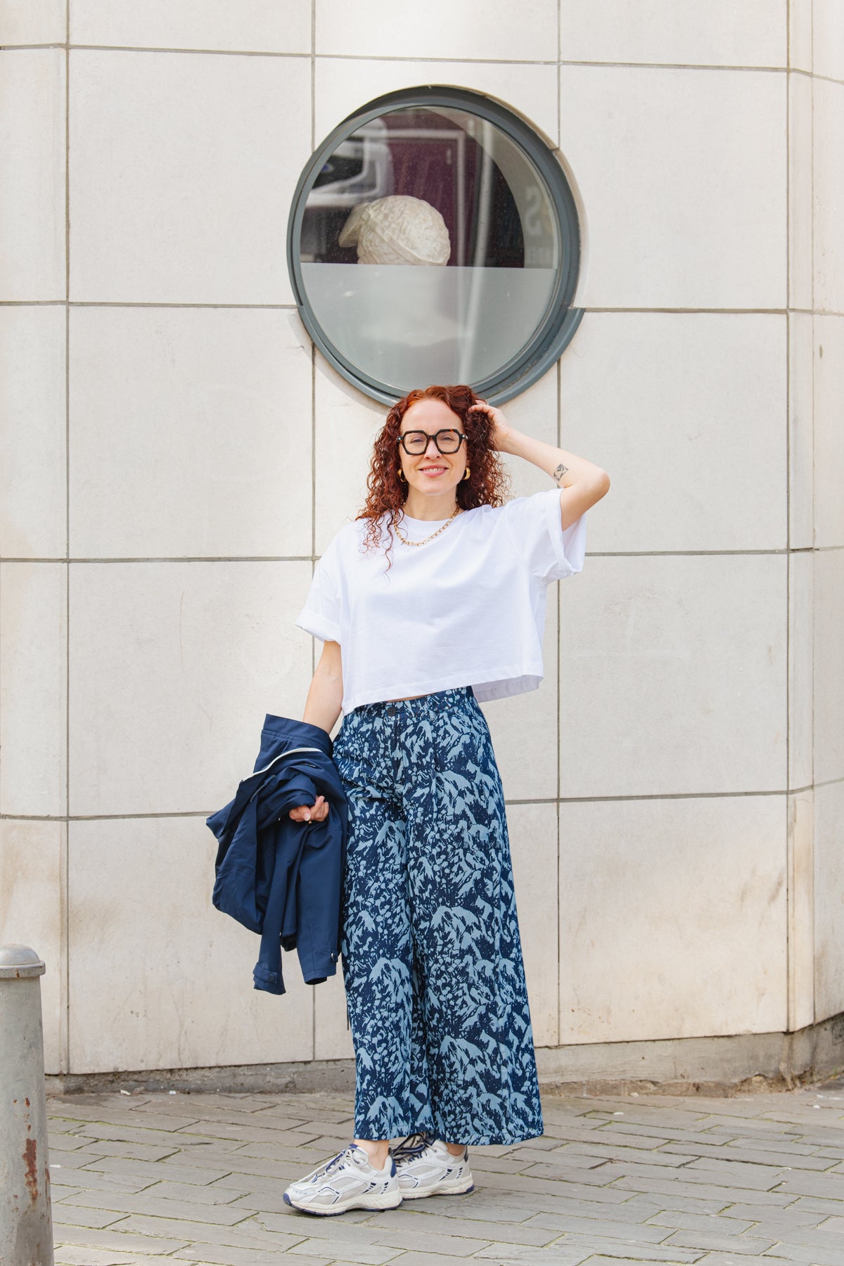 LAST ONES in 36 - Ena Trousers - Navy Camo