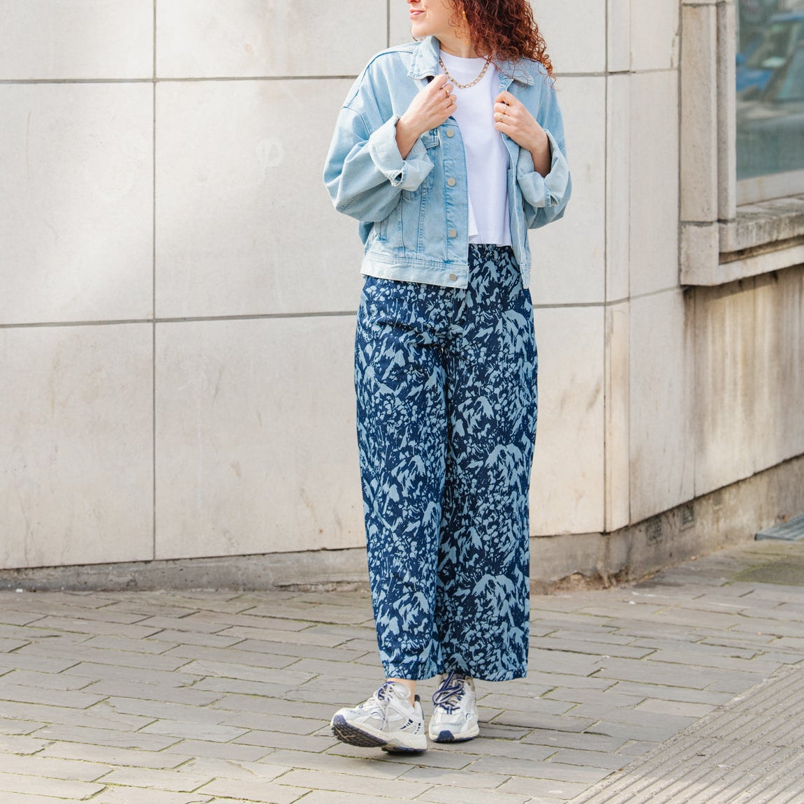 LAST ONES in 36 - Ena Trousers - Navy Camo