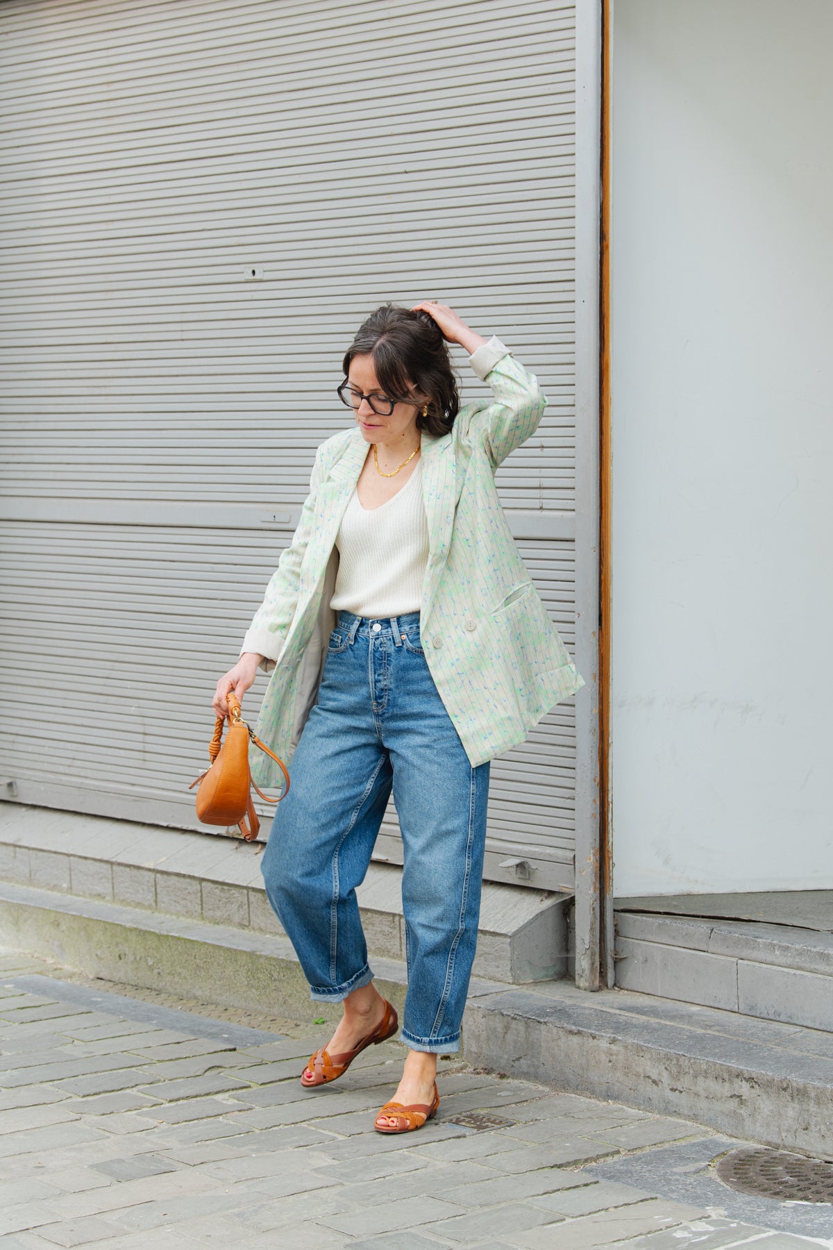 Atxa Cell Blazer - Off White
