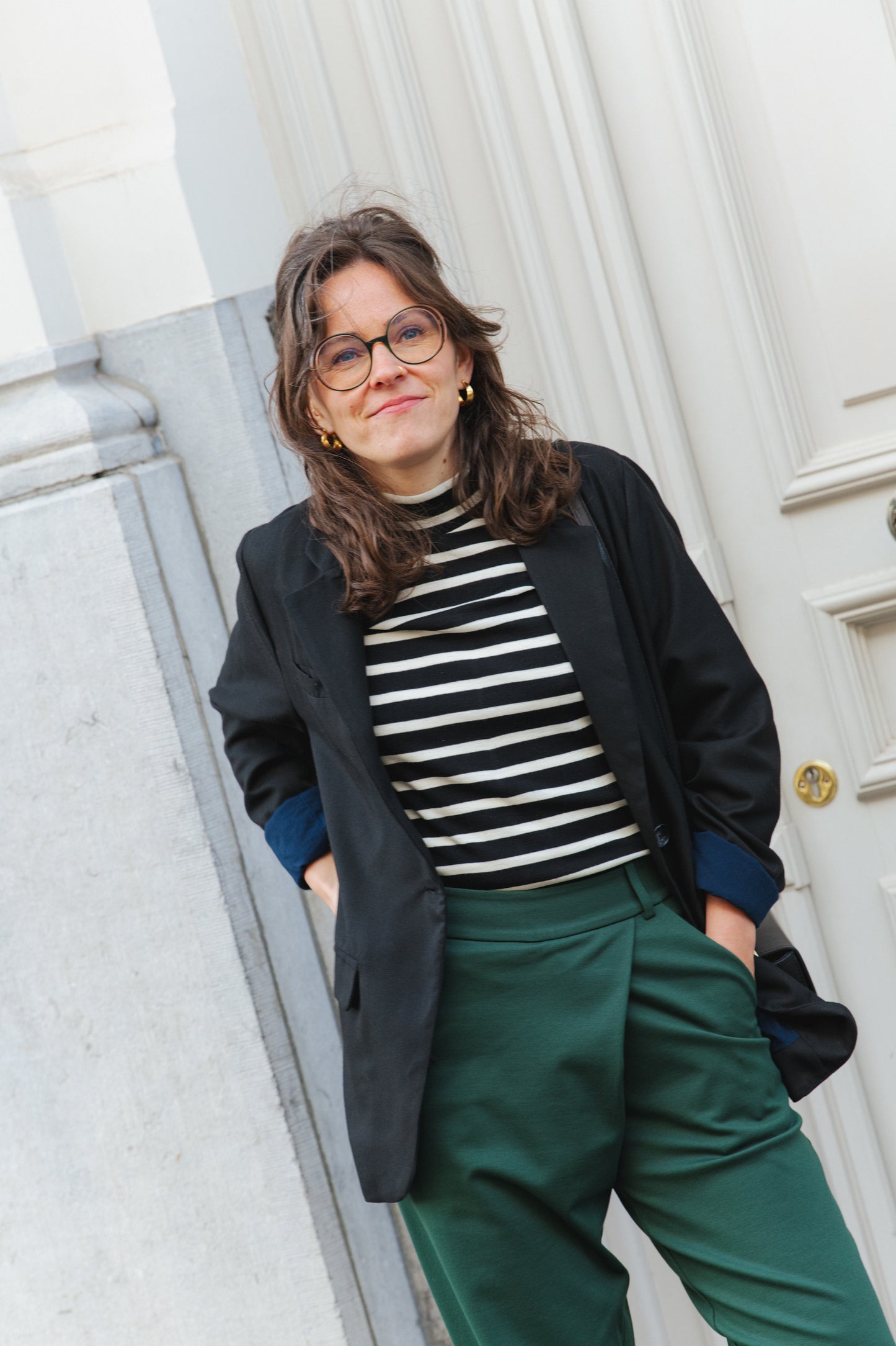 Ezama Trousers - Dark Green