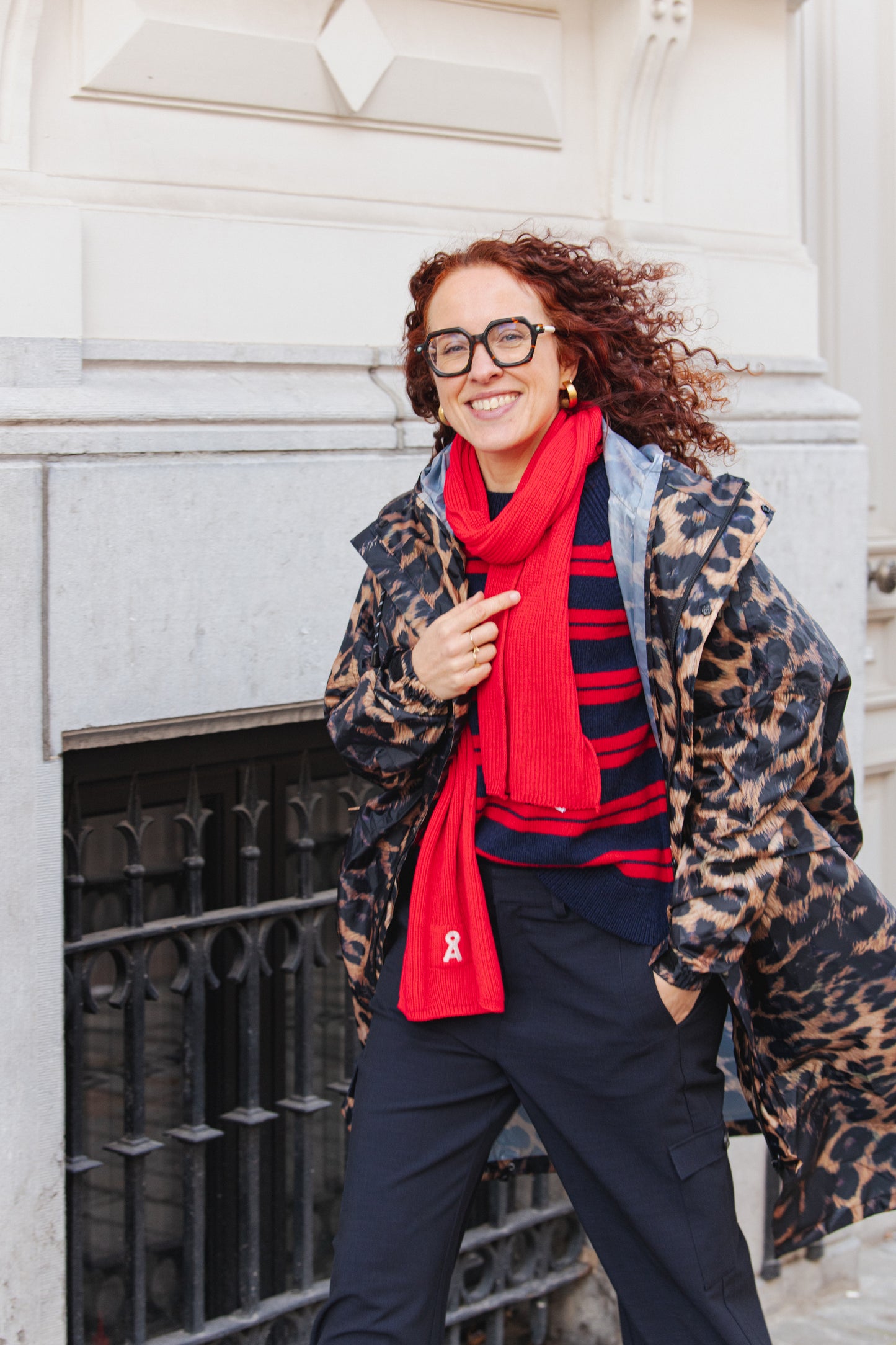 Rain Coat - Dark Leopard