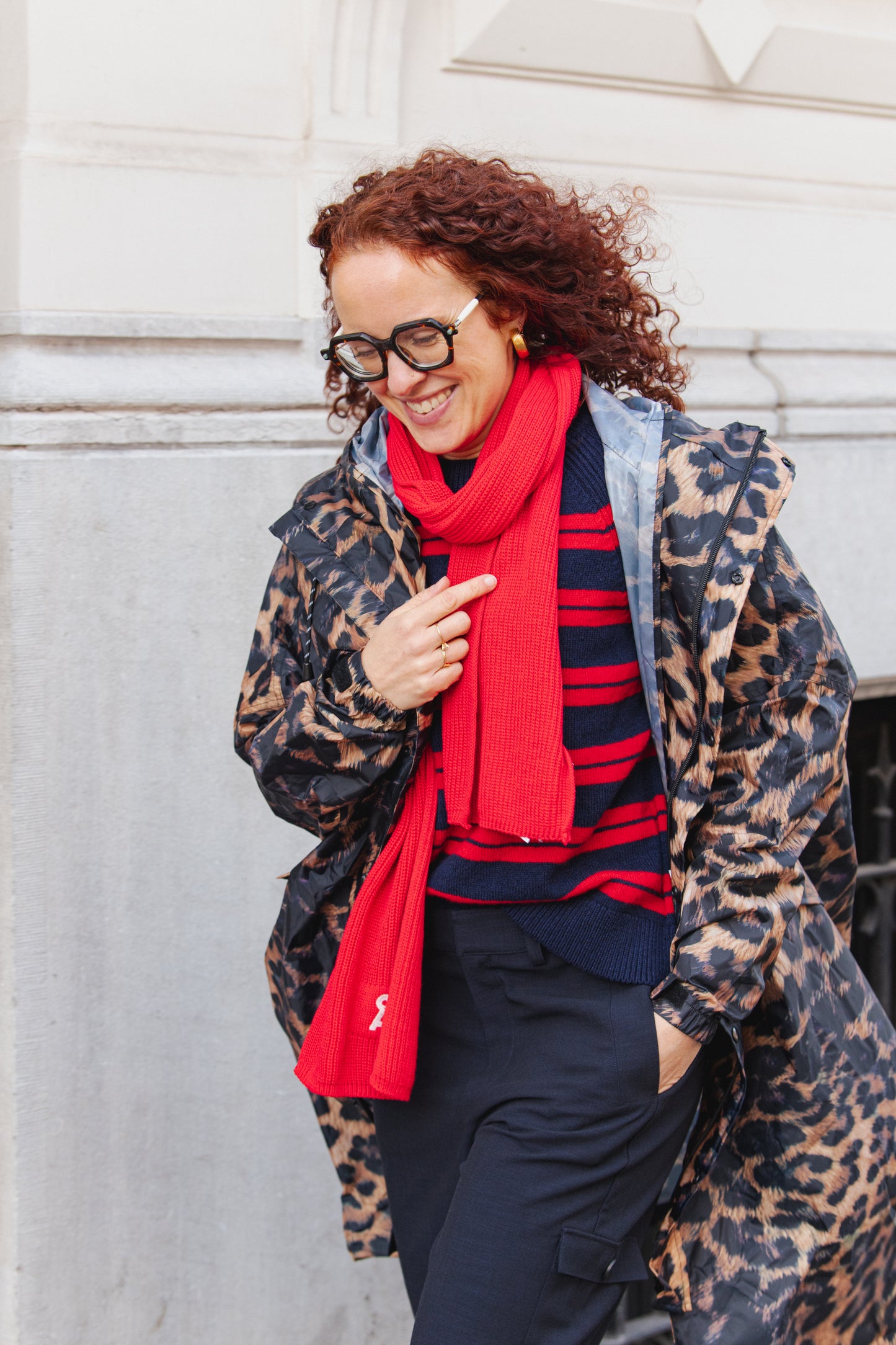 Rain Coat - Dark Leopard