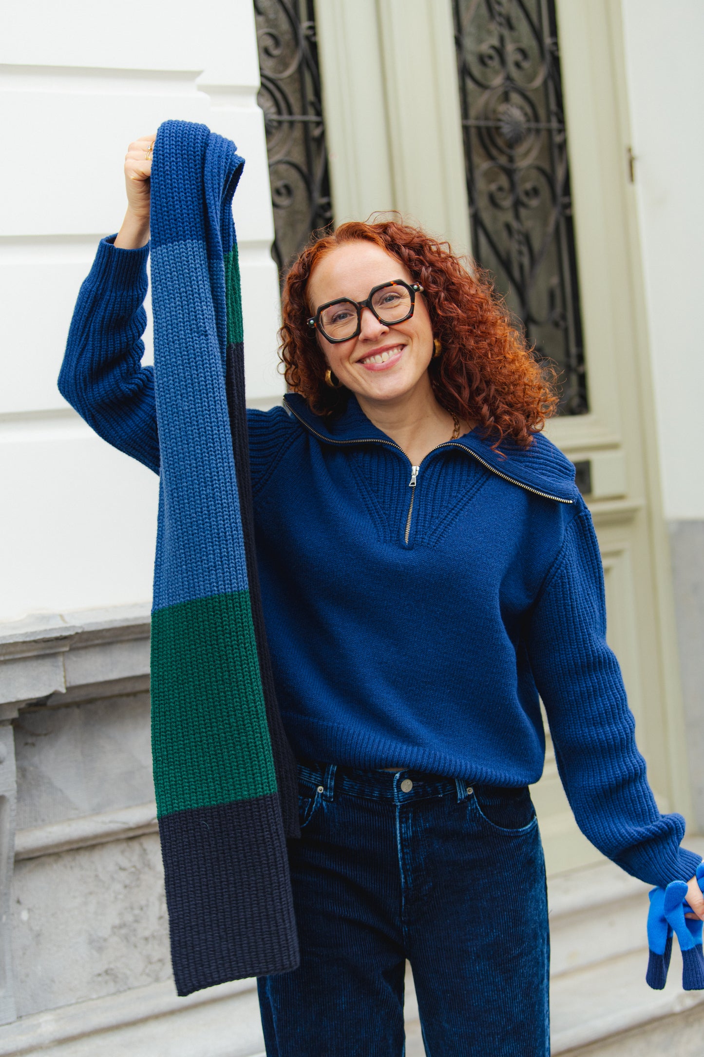 Tanit Knitted Sweater - Indigo