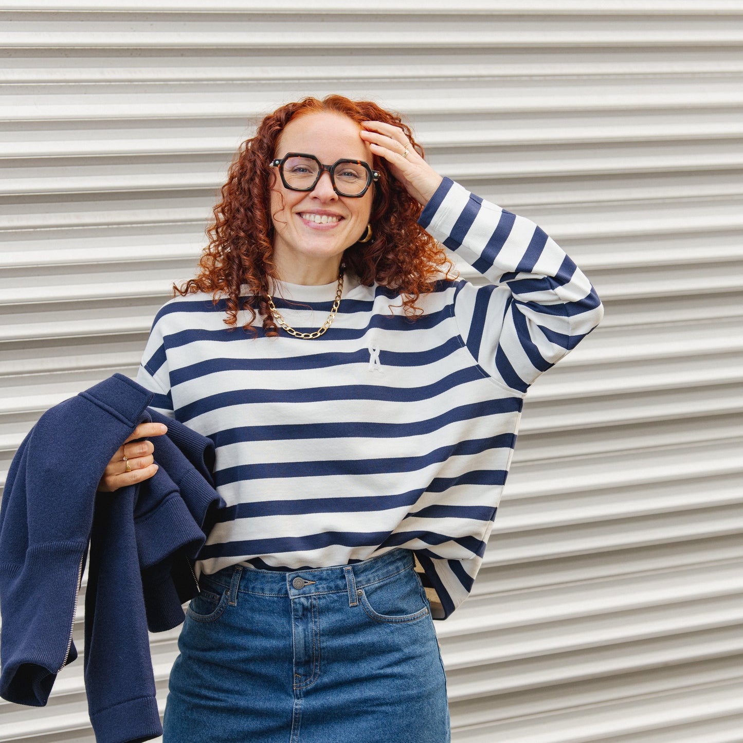 Audry Mini Skirt - Medium Stone