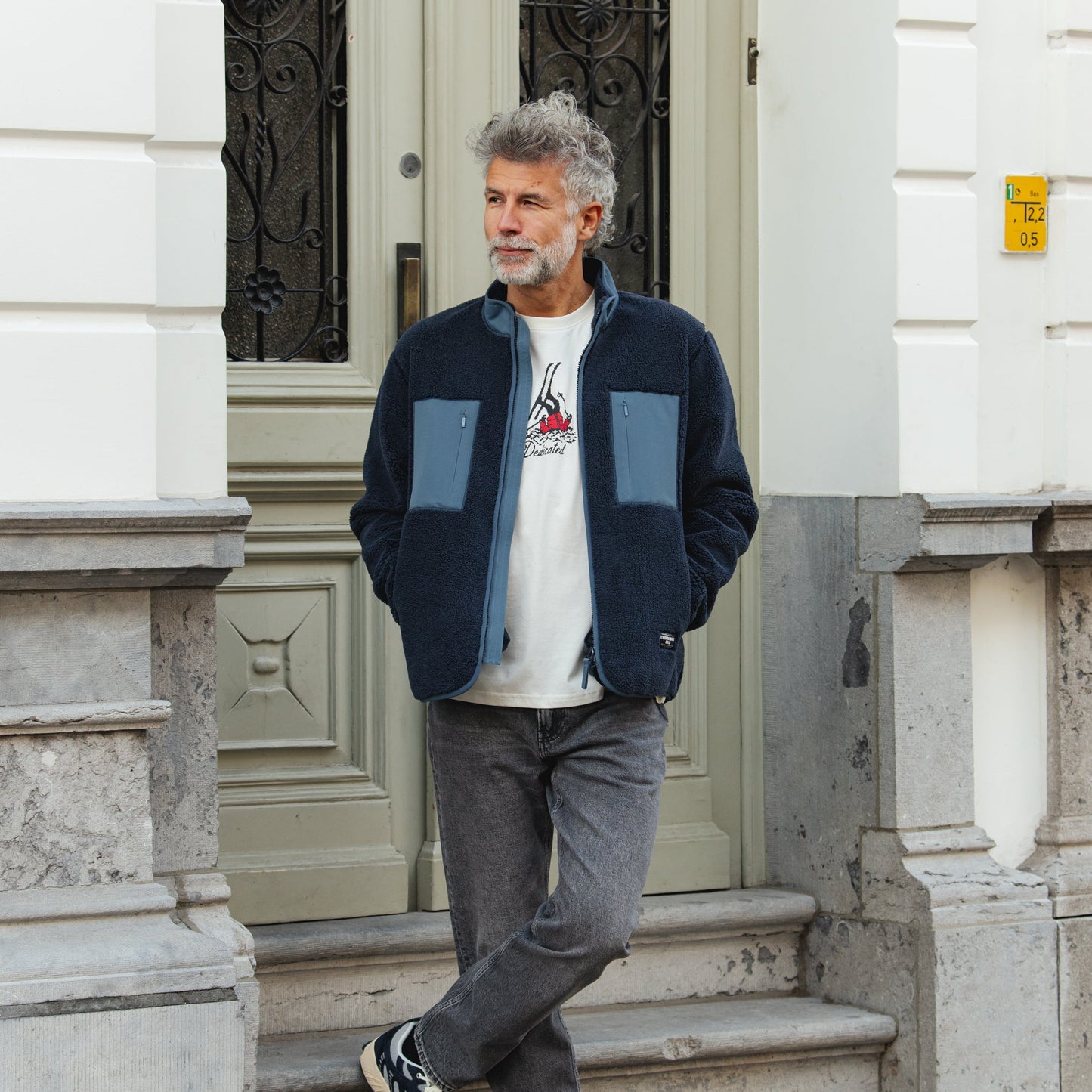 Stockholm Fallen Skier T-shirt - White