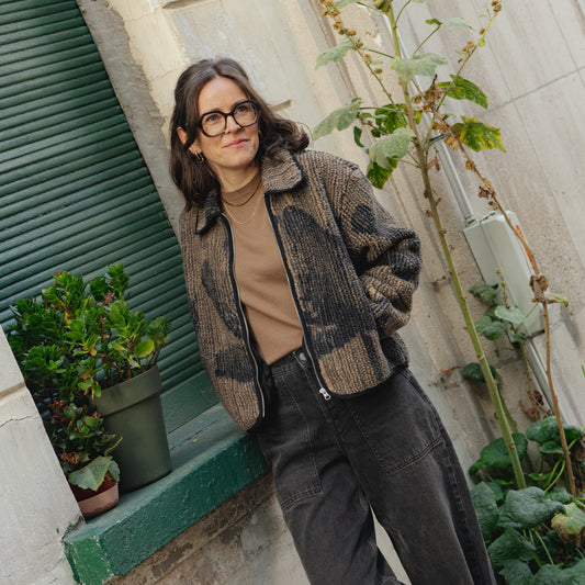 Kendra Teddy Jacket - Lotus Brown